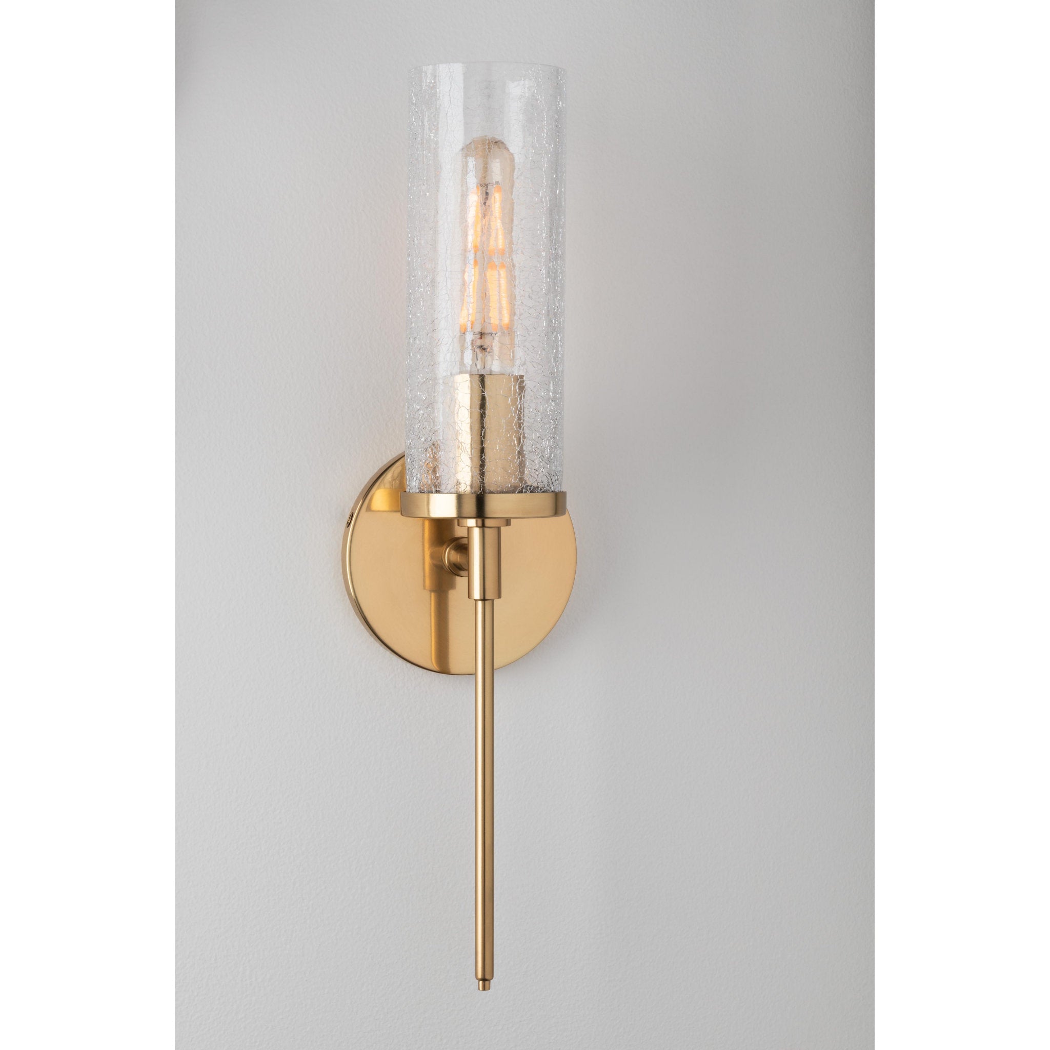 Olivia 1-Light Wall Sconce in Old Bronze 4.75L x 4.75W x 18.75H