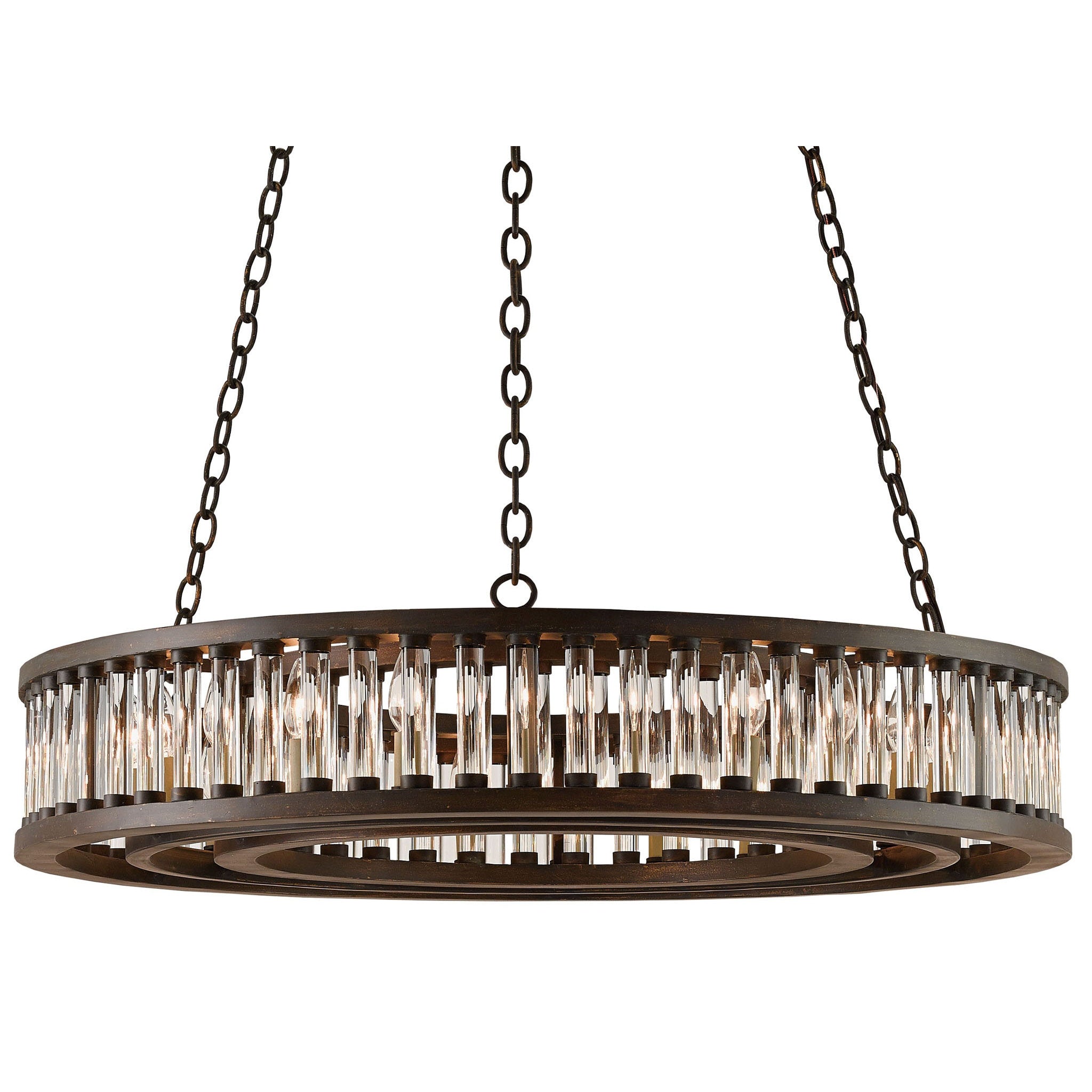 Elixir Bronze Chandelier - Bronze Verdigris