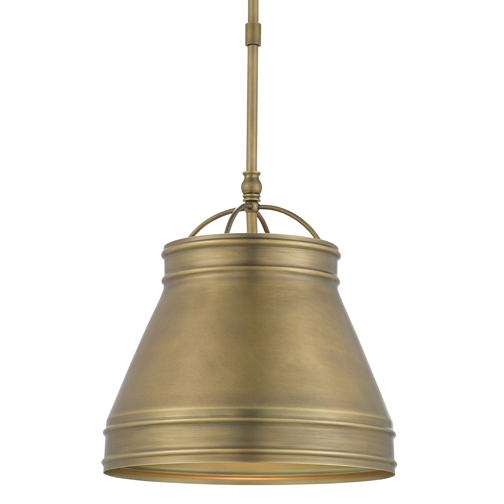 Lumley Brass Pendant - Antique Brass
