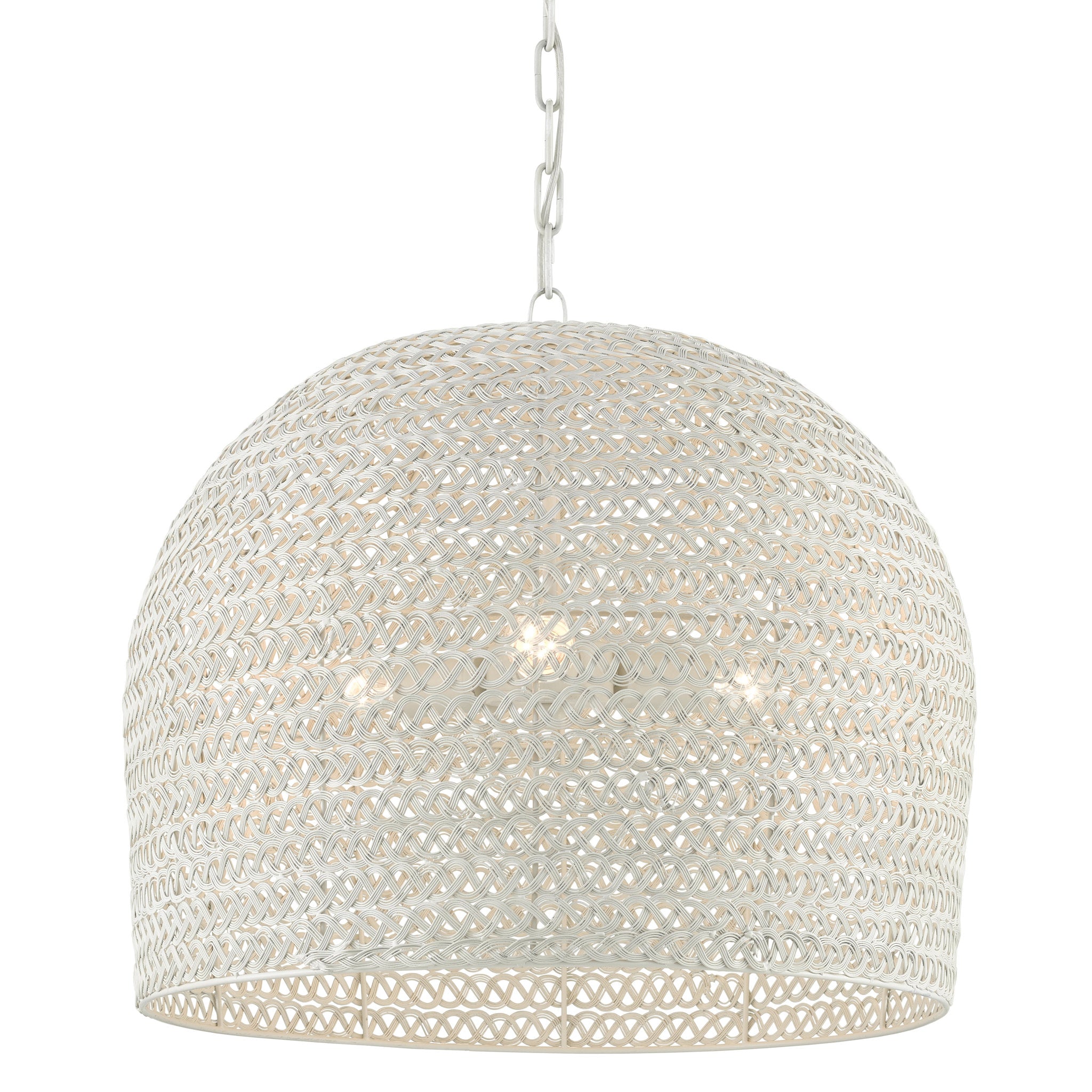 Piero Medium White Chandelier - White
