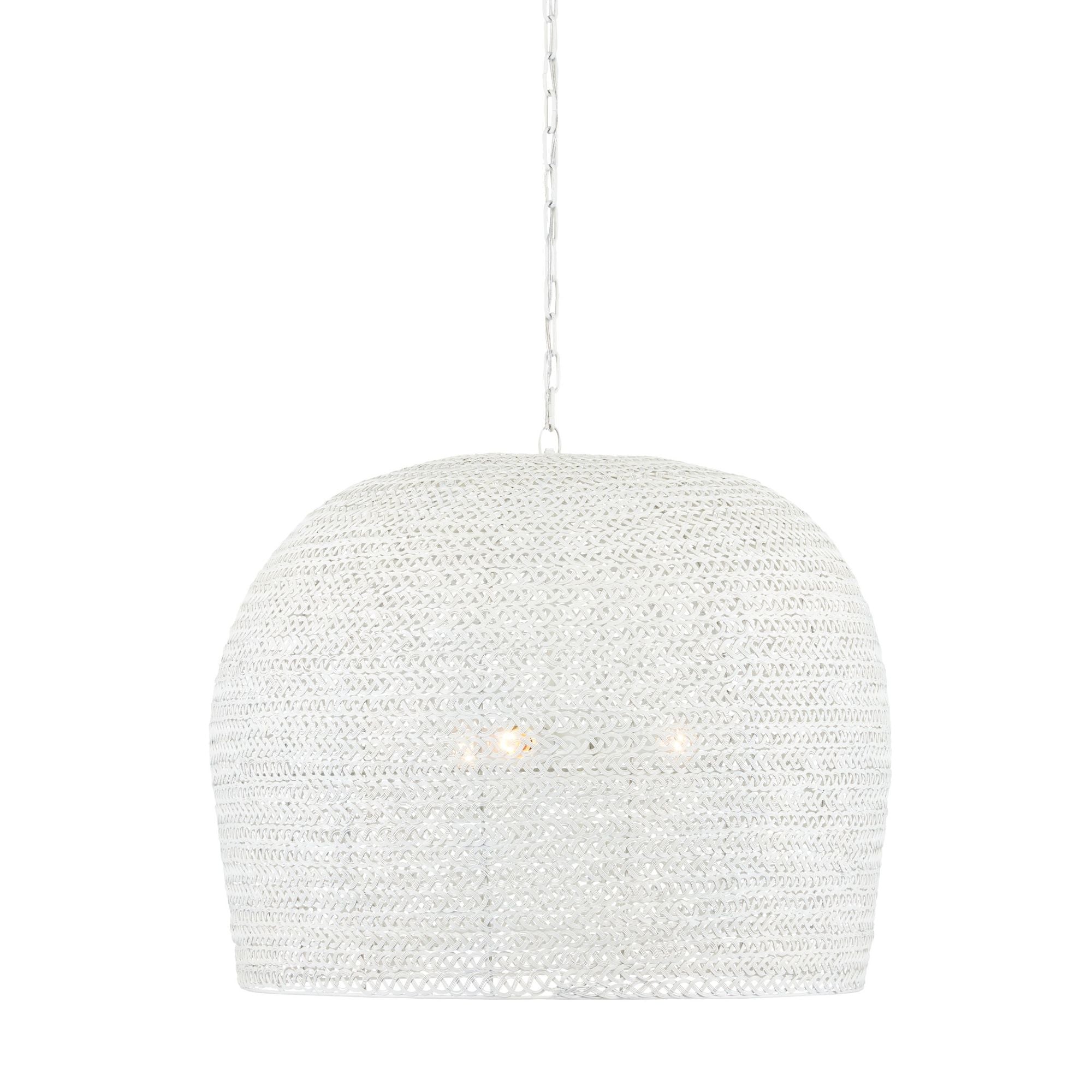 Piero Large White Chandelier - White
