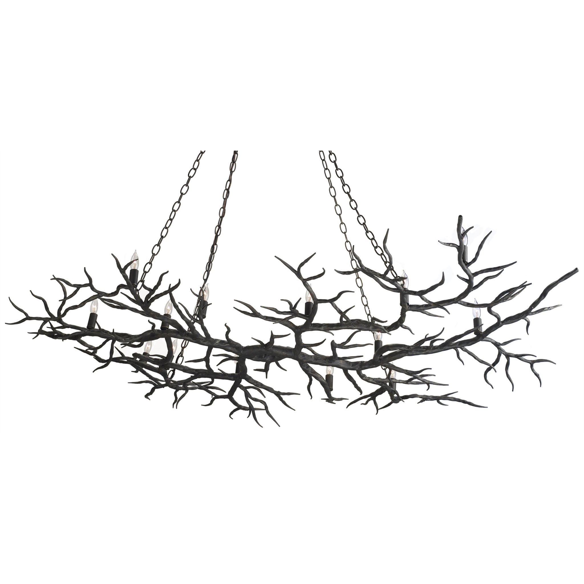 Rainforest Large Bronze Chandelier - Rustic Bronze