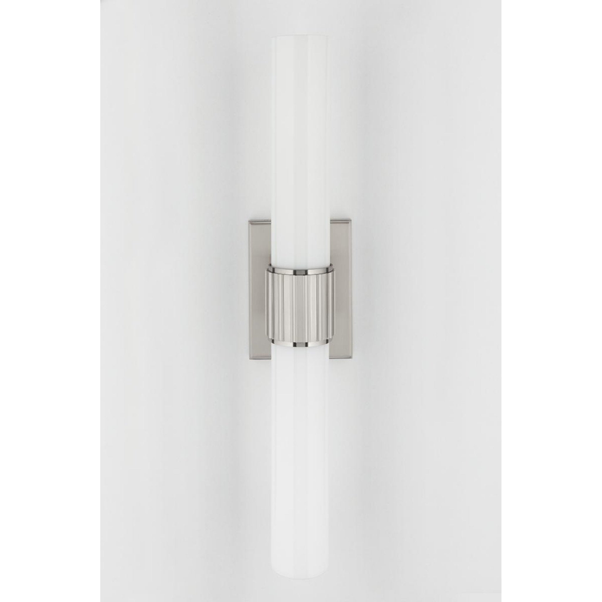 Fulton 2-Light Bath and Vanity in Polished Nickel 4.75L x 4.75W x 20.5H