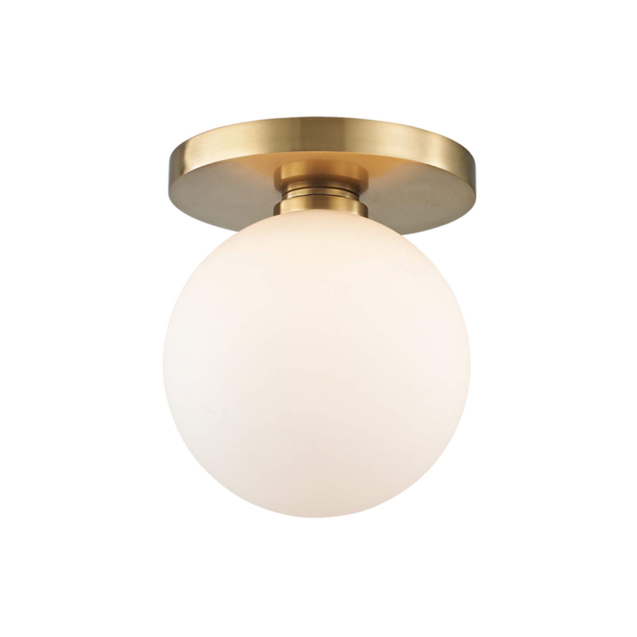 Baird 1-Light Bath and Vanity in Aged Brass 4.75L x 4.75W x 4.75H