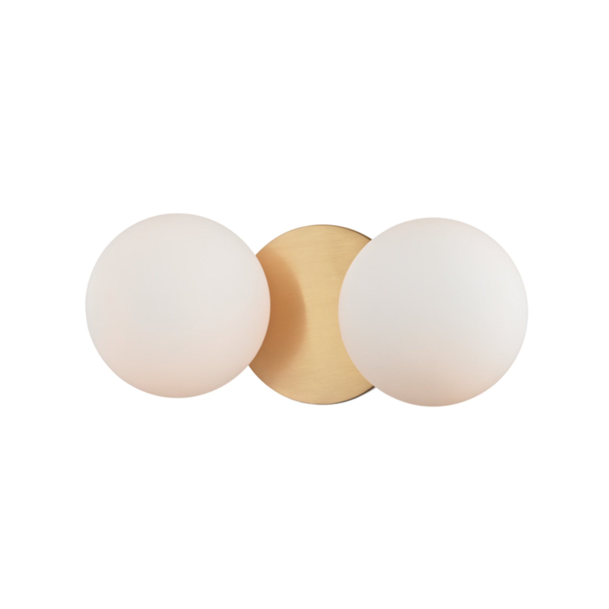 Baird 2-Light Bath and Vanity in Aged Brass 11L x 11W x 4.75H