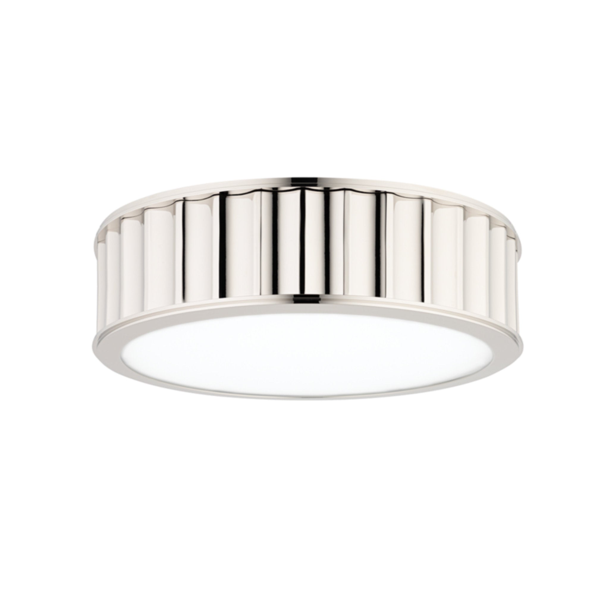 Middlebury 2-Light Flush Mount in Polished Nickel 13L x 13W x 4H