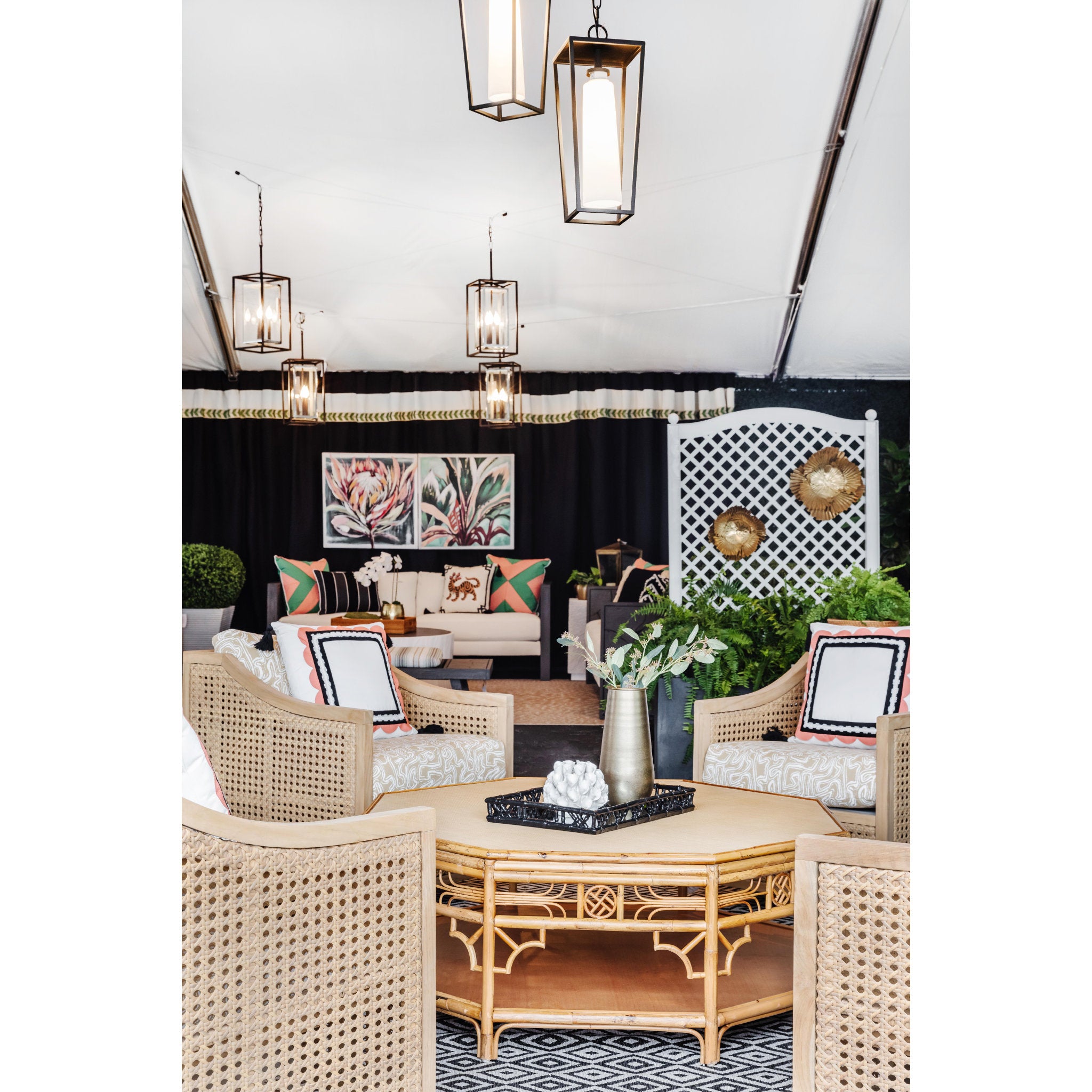 Morgan Lantern 3-Light Outdoor LED in Bronze/Stainless Steel 10.5L x 10.75W x 27.75H