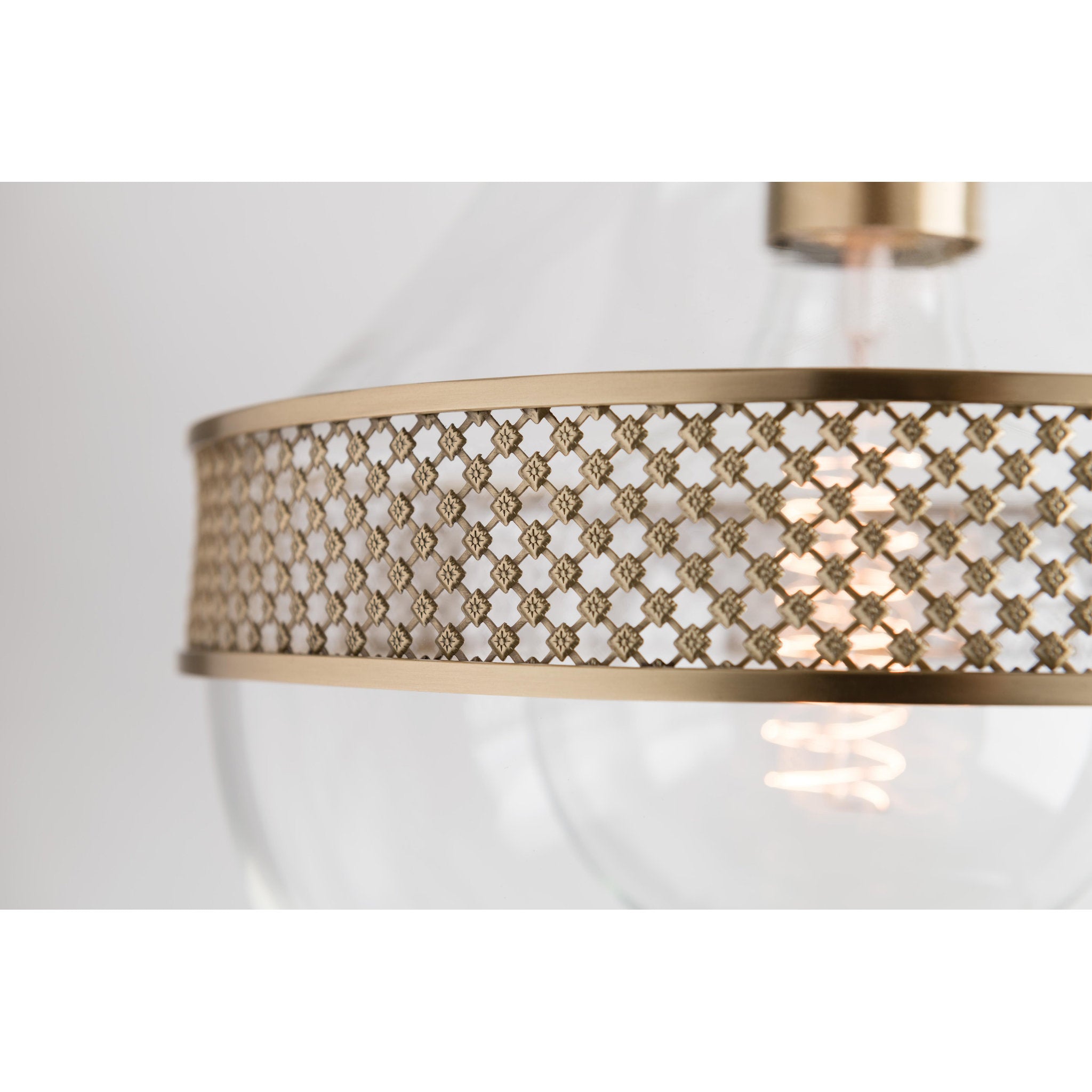 Hagen 1-Light Pendant in Polished Nickel 17.5L x 17.5W x 32H