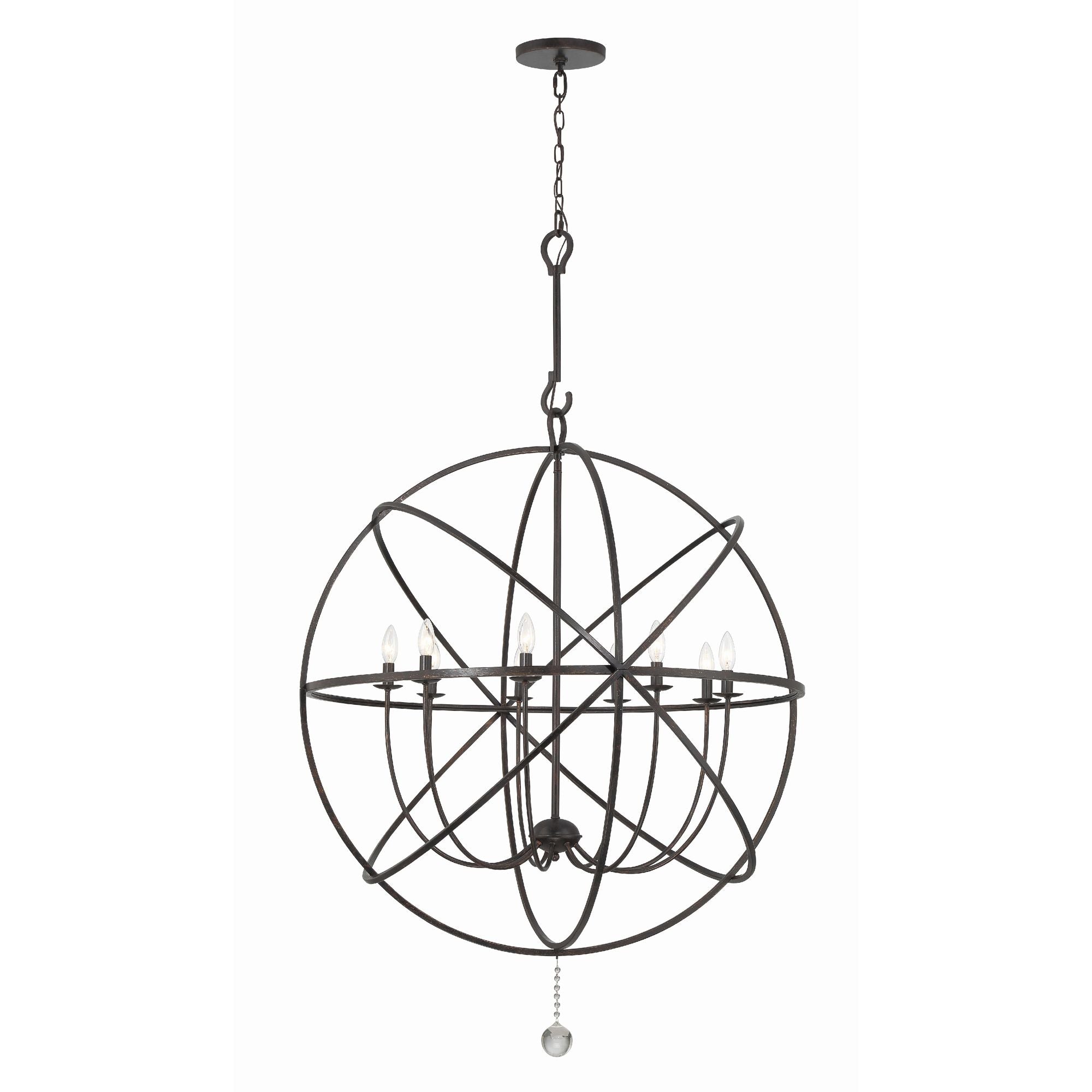 Solaris 40'' English Bronze Chandelier Bronze 40"W x 50"H x 40"D
