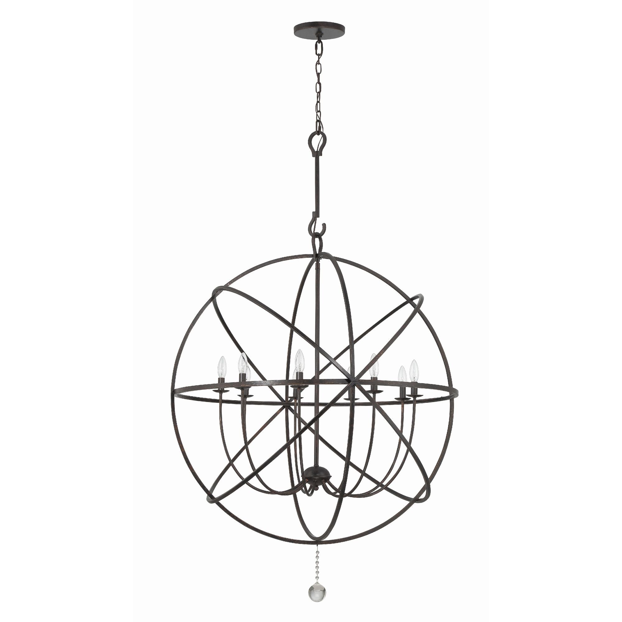 Solaris 40'' English Bronze Chandelier Bronze 40"W x 50"H x 40"D