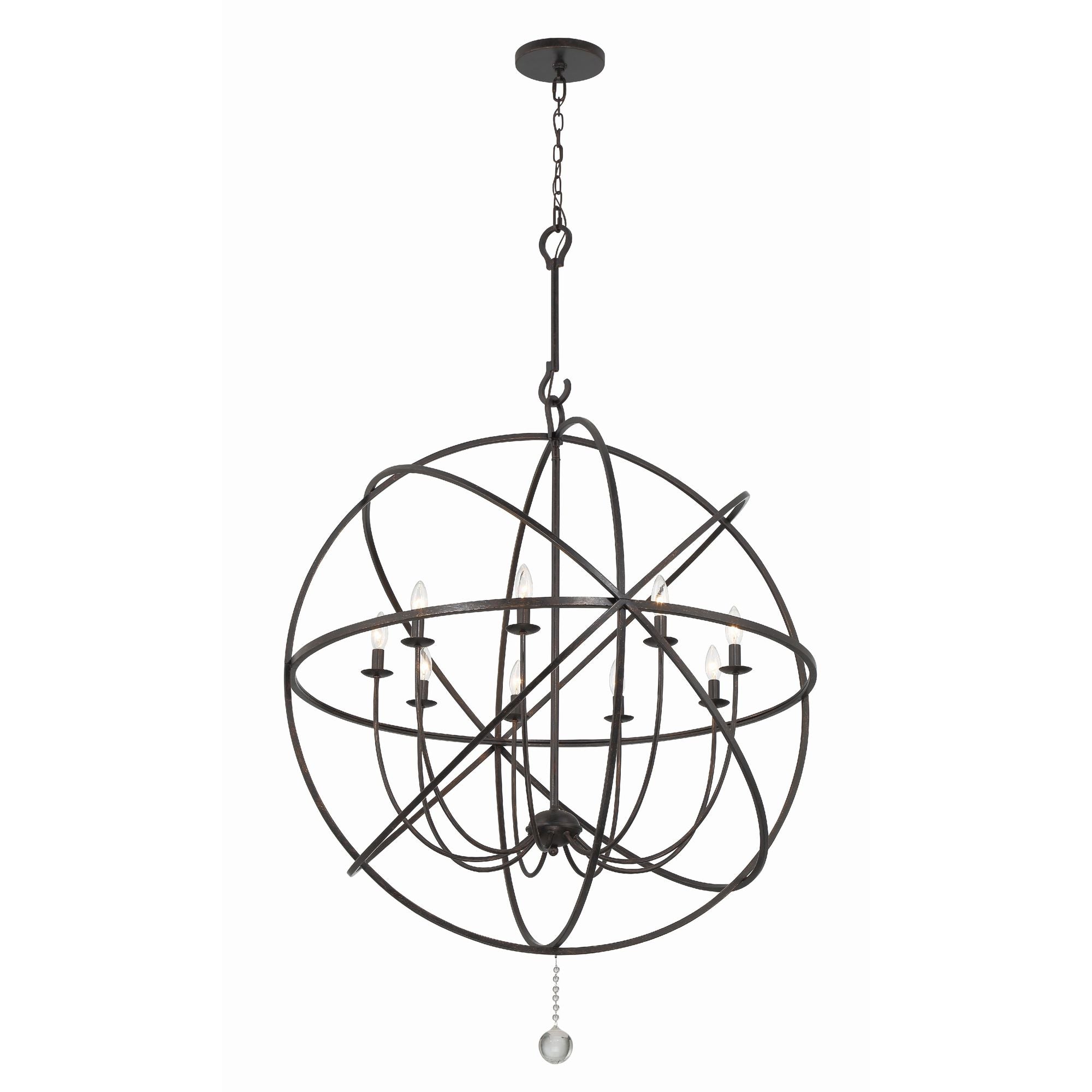Solaris 40'' English Bronze Chandelier Bronze 40"W x 50"H x 40"D