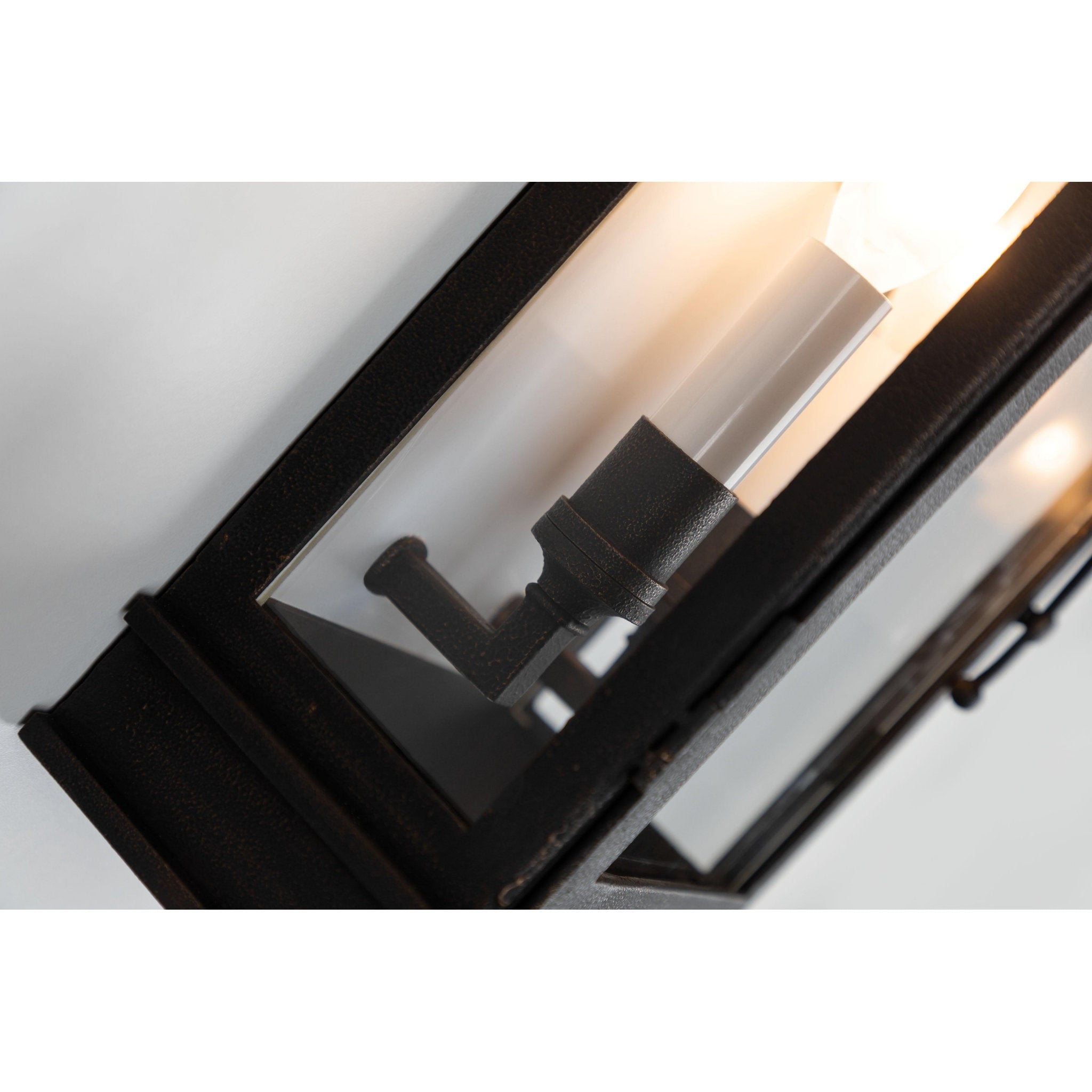 Vintage Wall Sconce 3-Light Outdoor LED in Vintage Bronze 11L x 11W x 24H