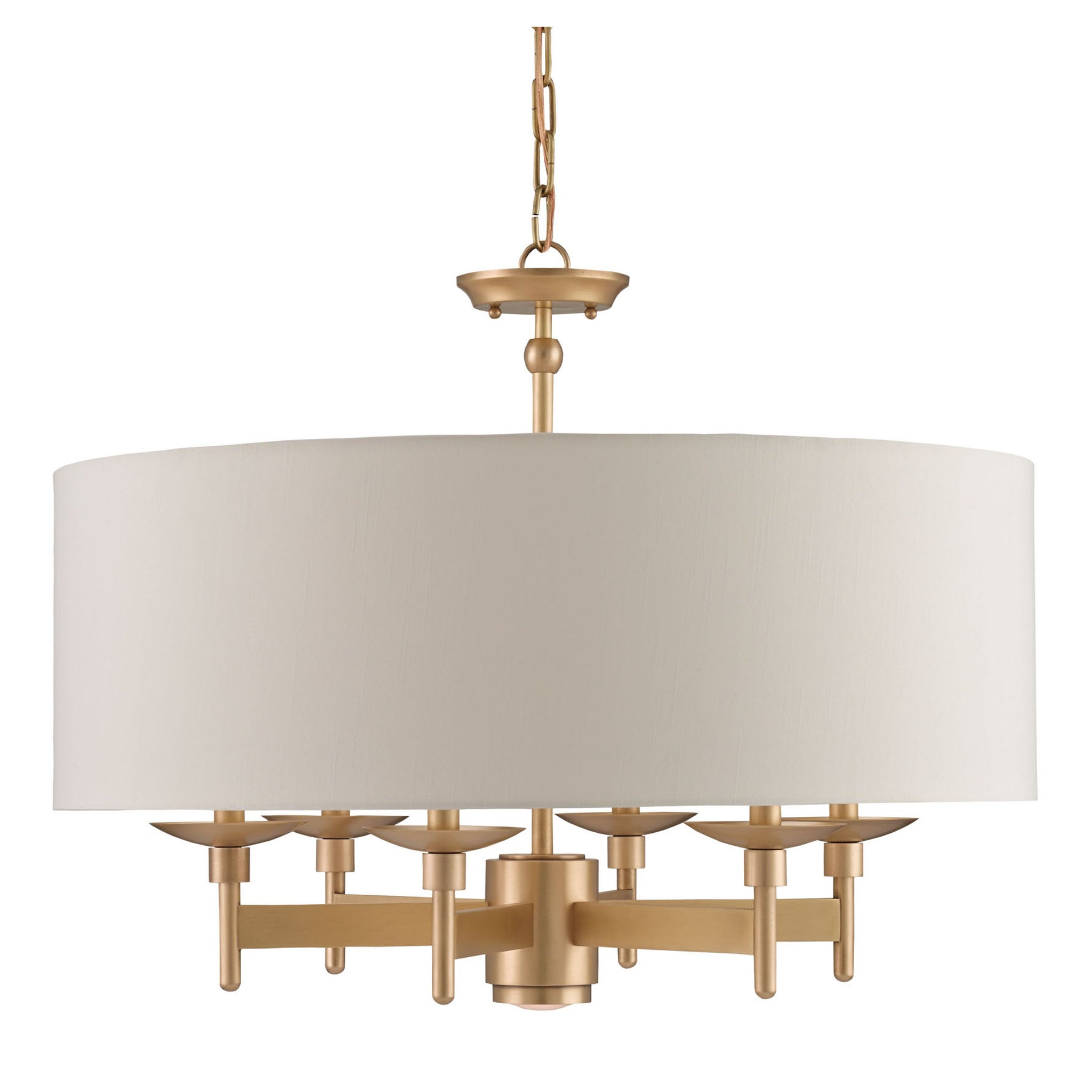 Bering Brass Semi-Flush Mount - Antique Brass