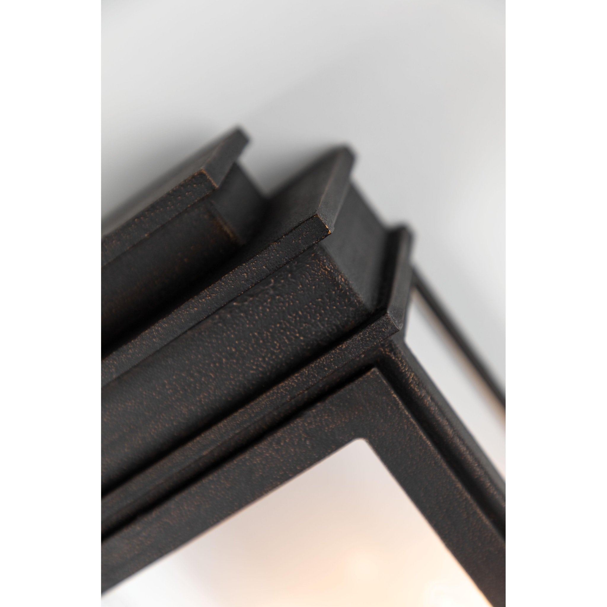 Vintage Wall Sconce 2-Light Outdoor LED in Vintage Bronze 9L x 9W x 20H