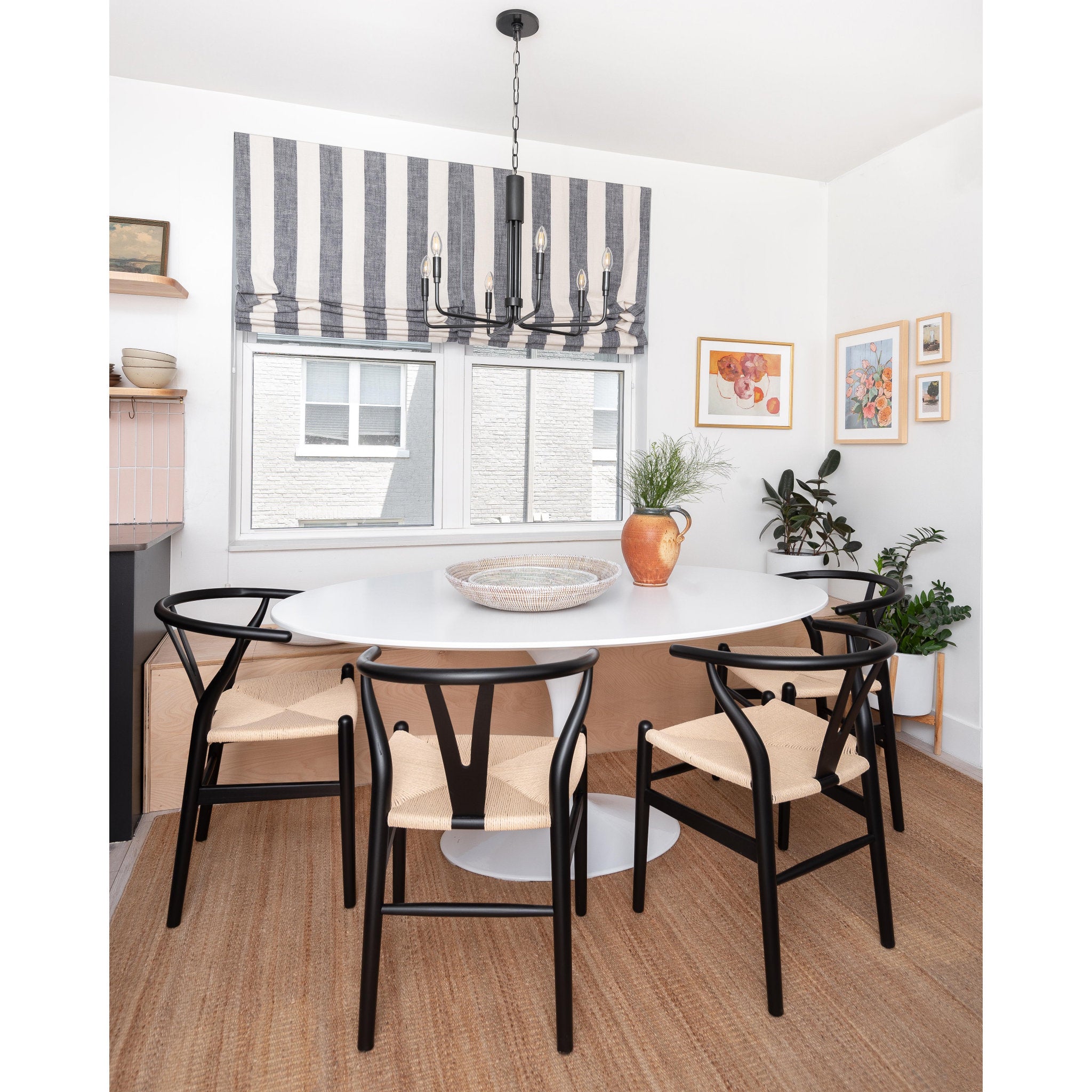 Brigitte 6-Light Chandelier in Old Bronze 25L x 25W x 19.25H