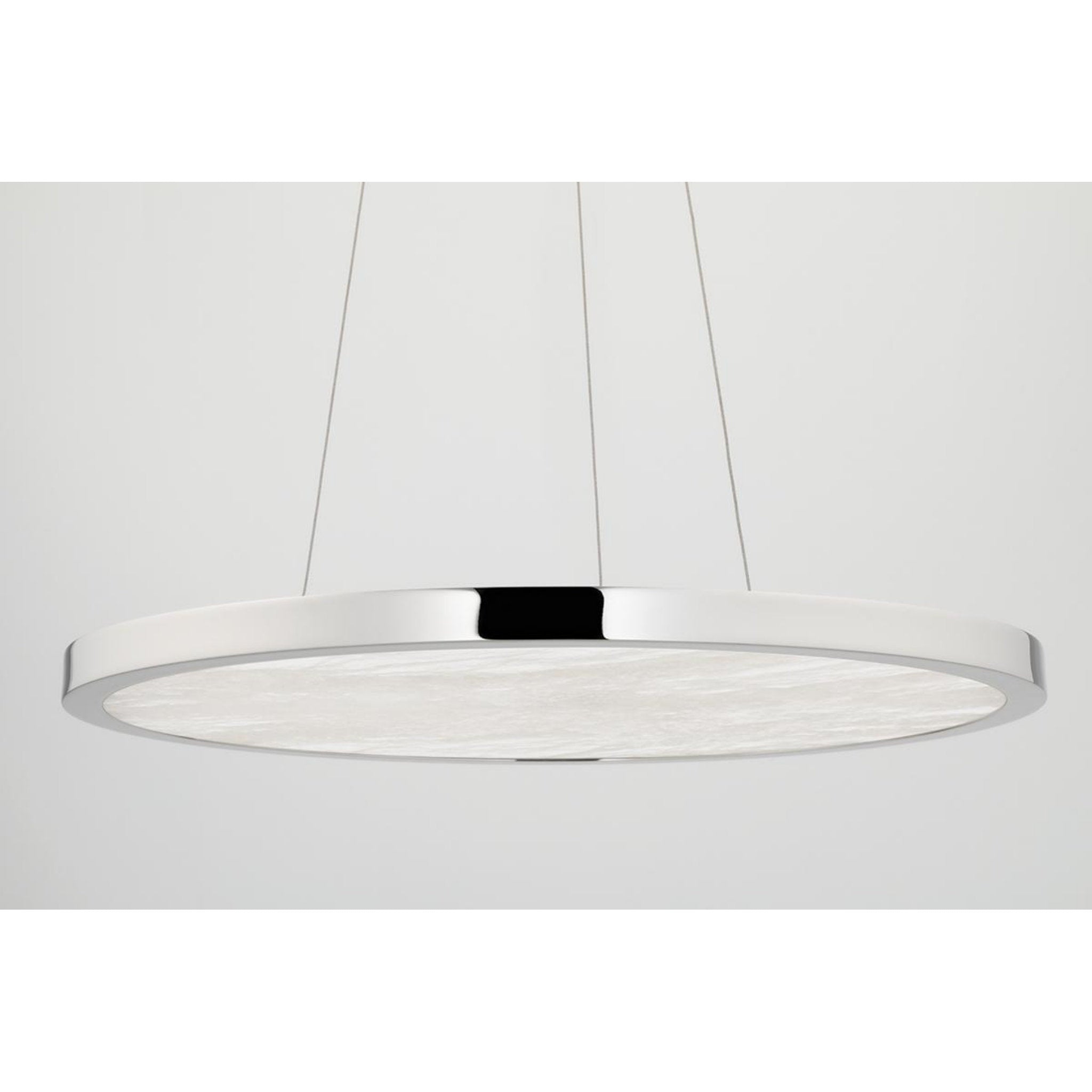 Eastport 1-Light Chandelier in Aged Brass 24L x 24W x 1.25H