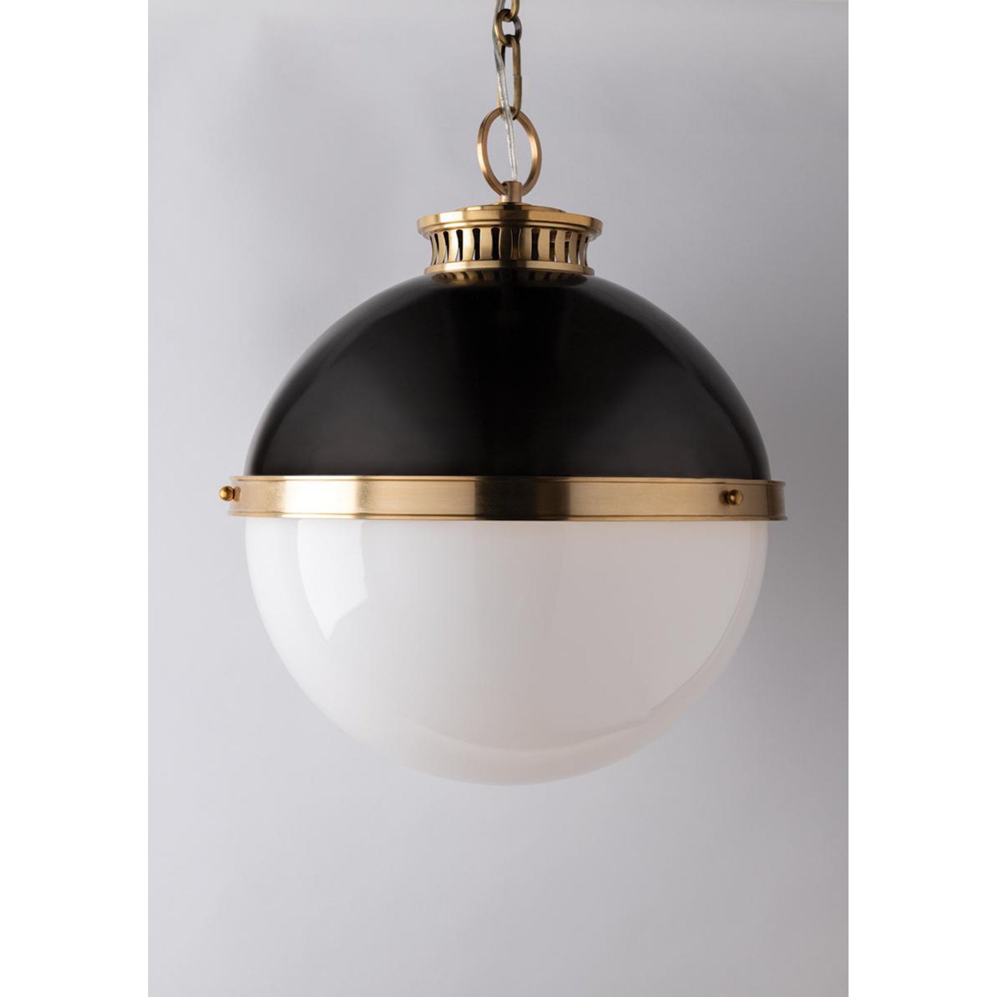 Latham 1-Light Pendant in Aged/Antique Distressed Bronze 9.5L x 9.5W x 12.25H