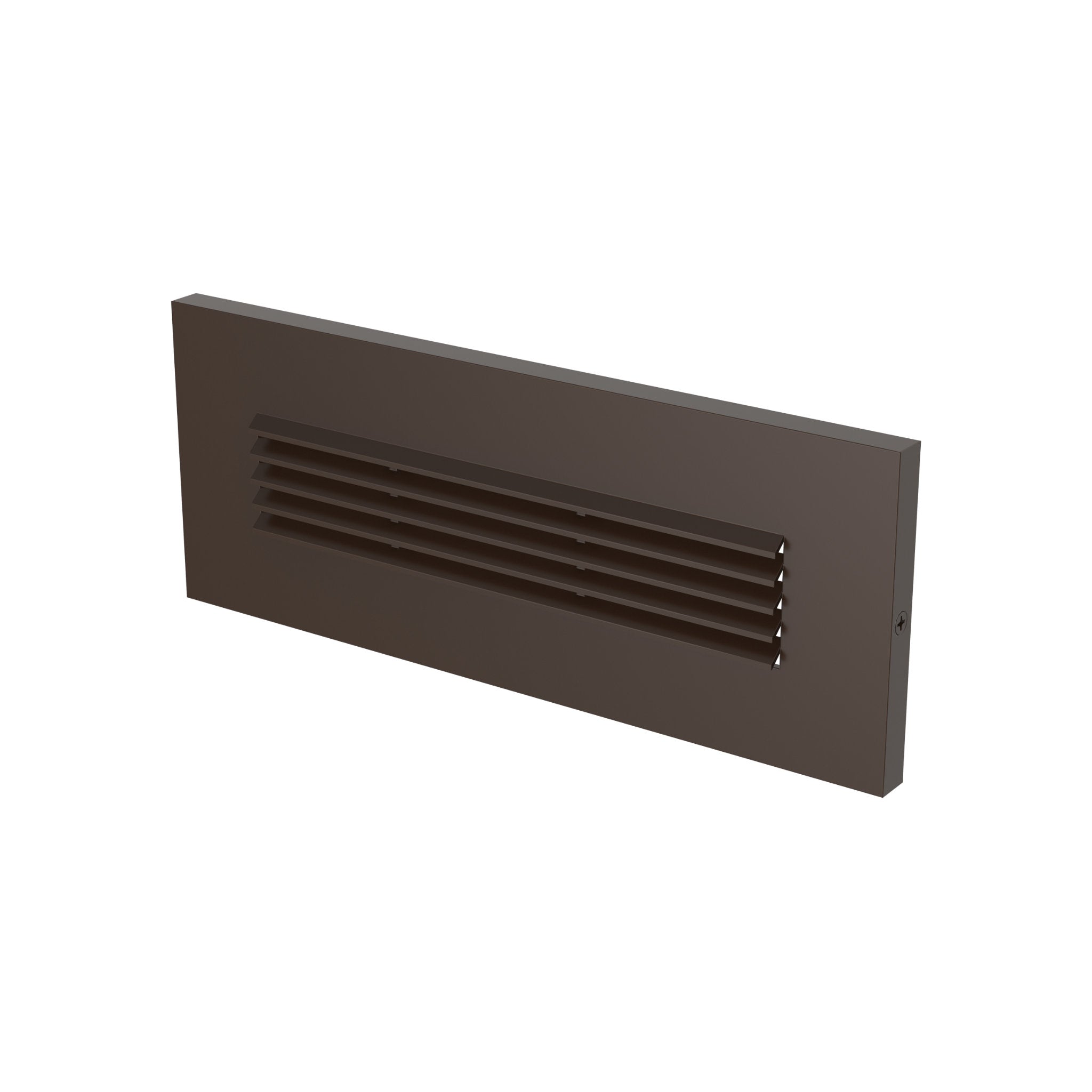 Louver LED Brick Light Transitional Landscape Fixture 3.3125" Height in Painted Antique Bronze
