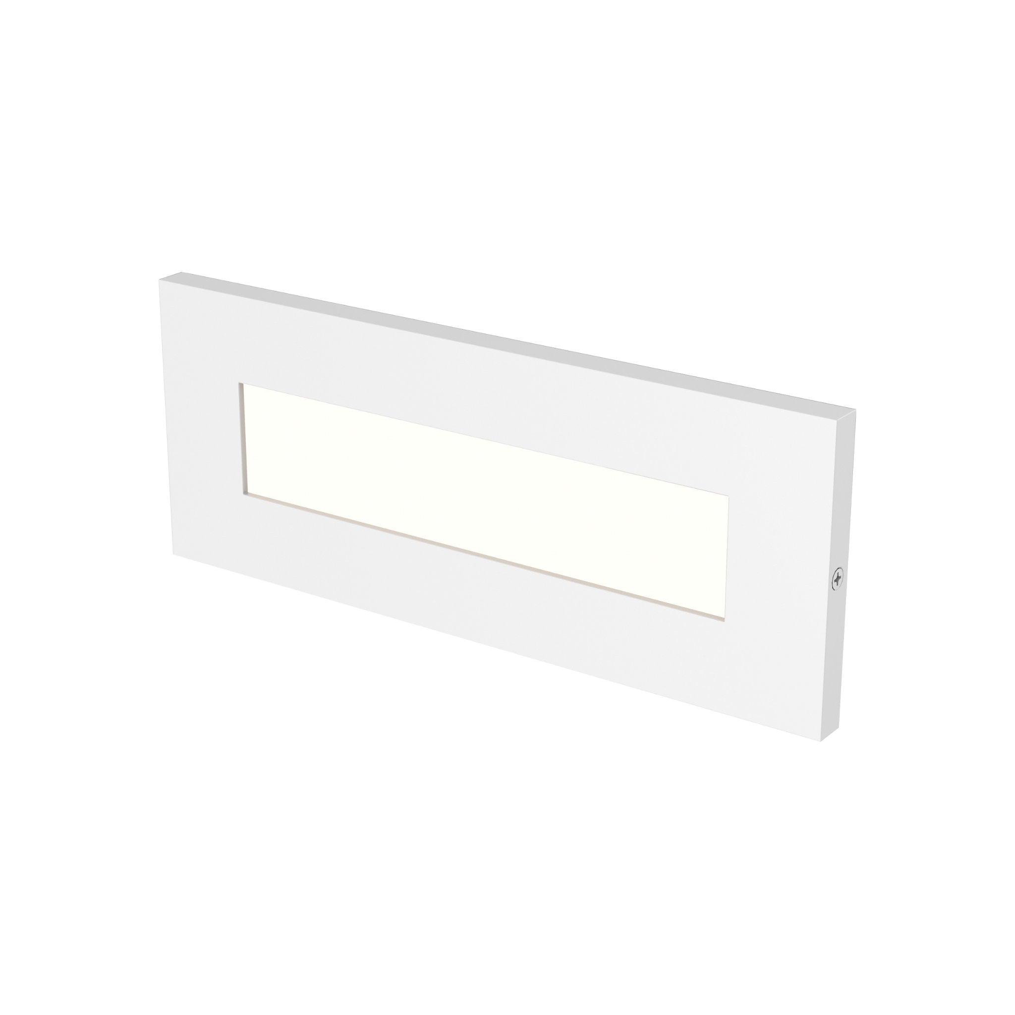 Vitra LED Brick Light Transitional Landscape Fixture 3.3125" Height in White