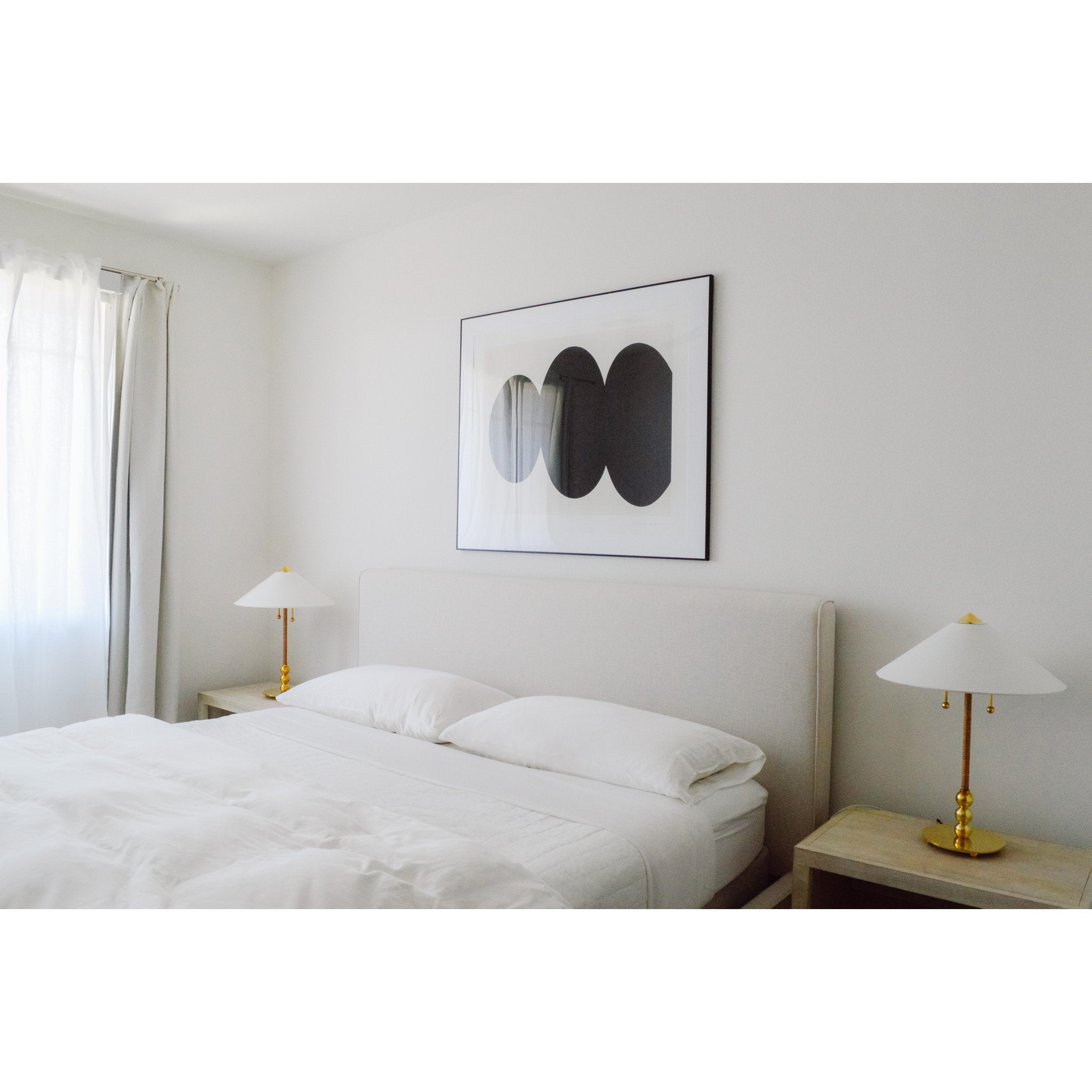 Flare 2-Light Table Lamp in Aged Brass 18L x 18W x 24H