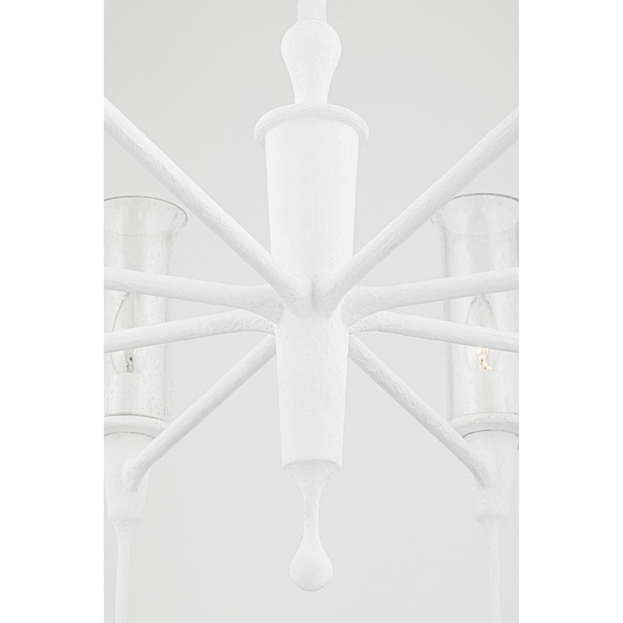 Chisel 16-Light Chandelier in Black Iron 41.25W x 28H