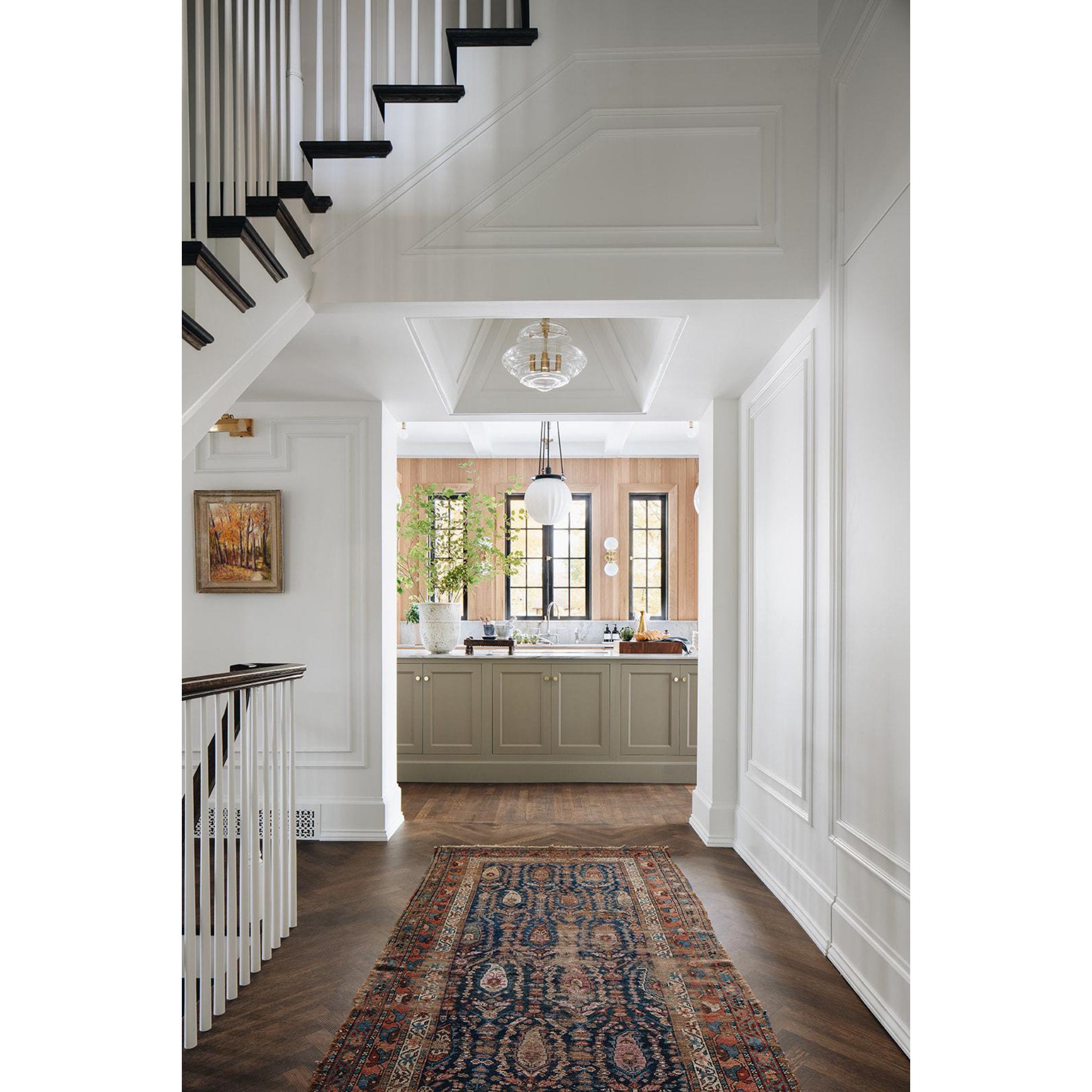 Washington 5-Light Lantern in Aged Brass 20L x 20W x 25.5H