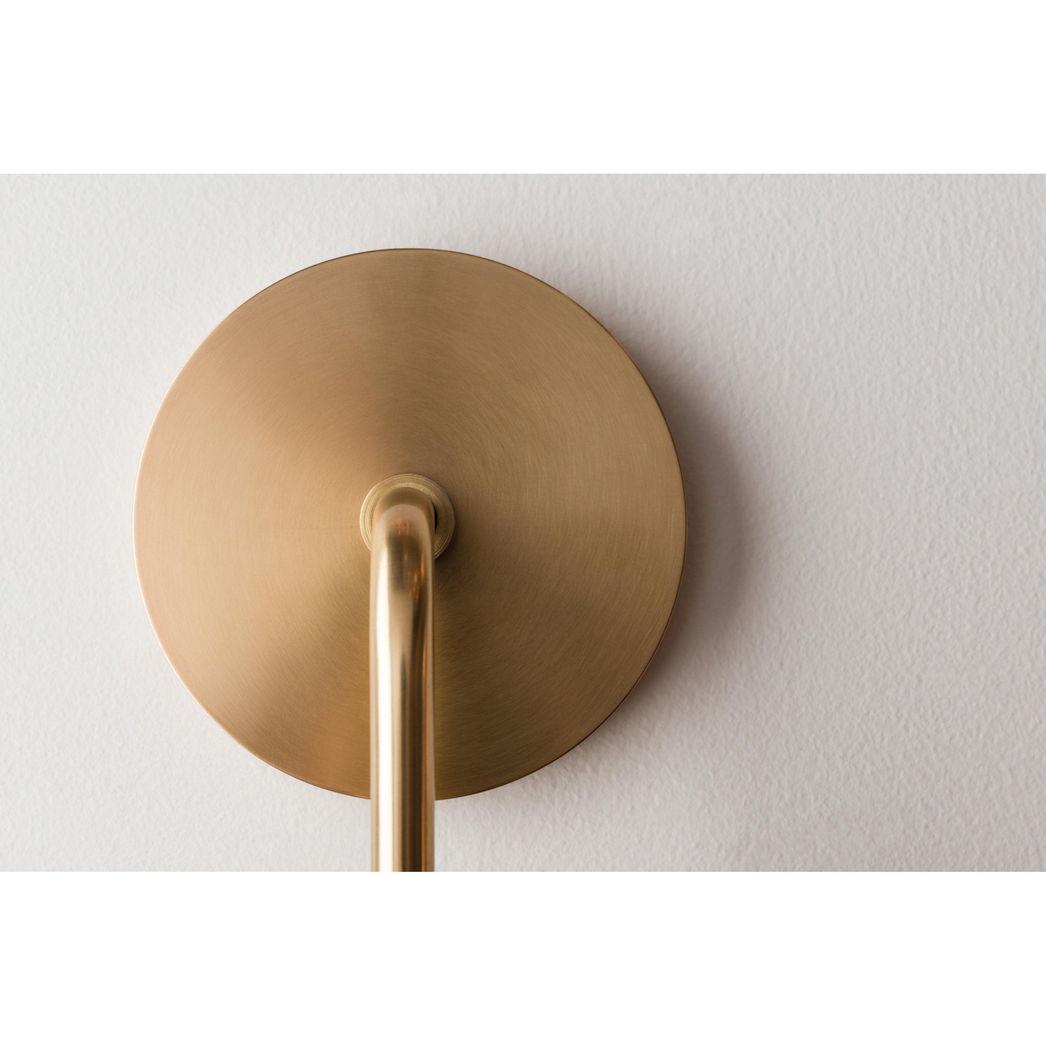 Ava 1-Light Wall Sconce in Aged Brass 4.75L x 4.75W x 16.75H