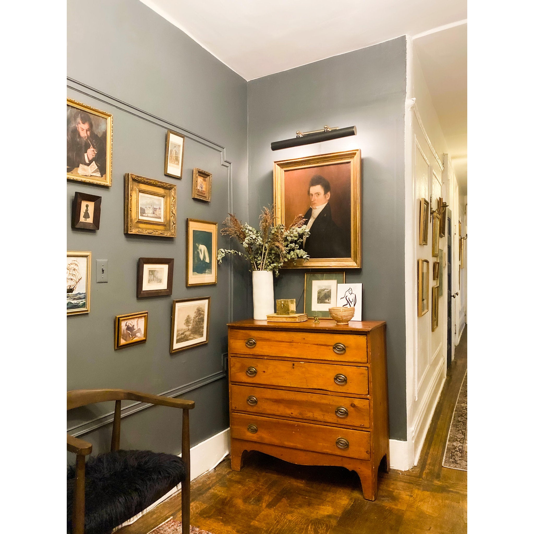 Holly 3-Light Picture Light in Aged Old Bronze 5.5L x 24.25W x 4.75H