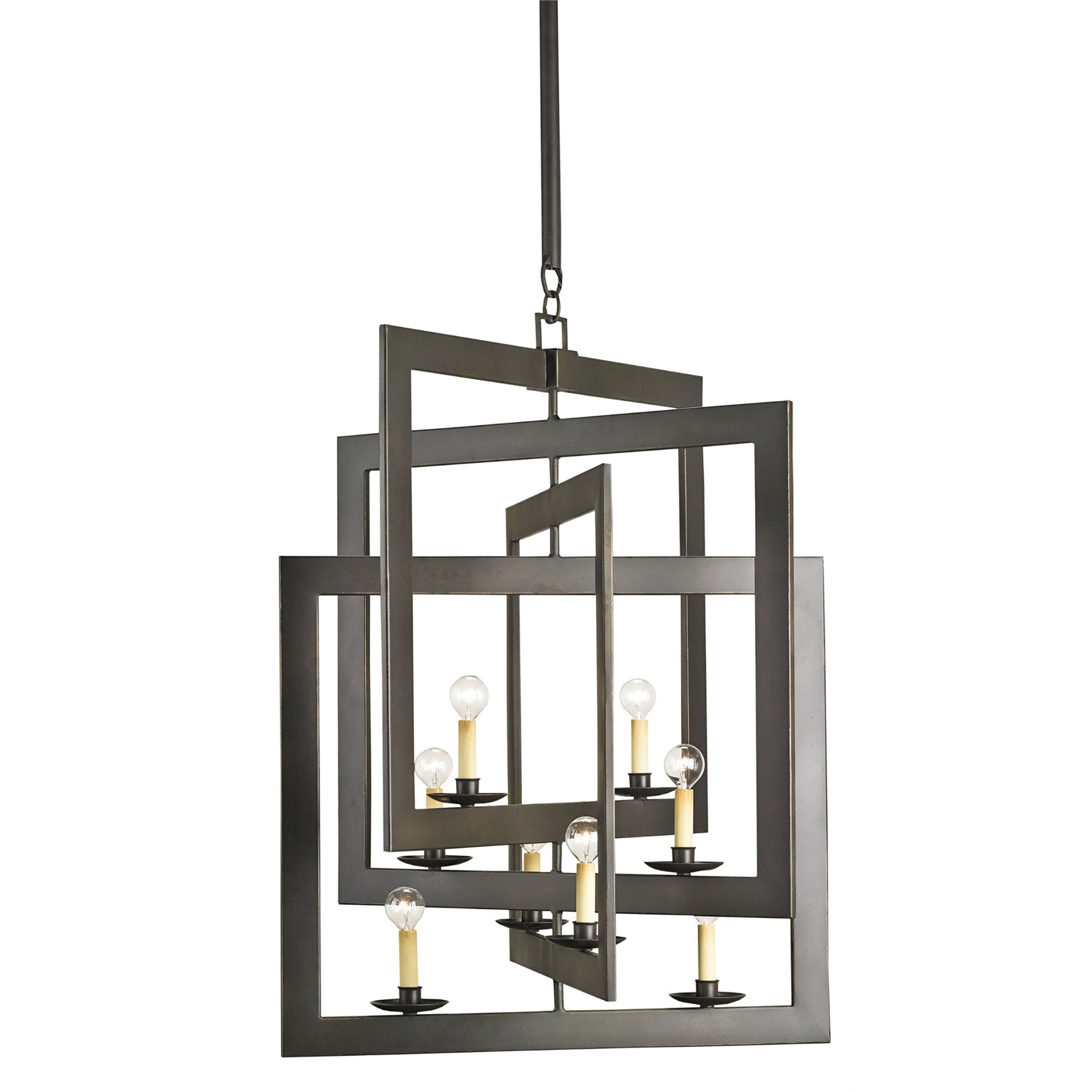 Middleton Large Bronze Chandelier - Bronze Gold