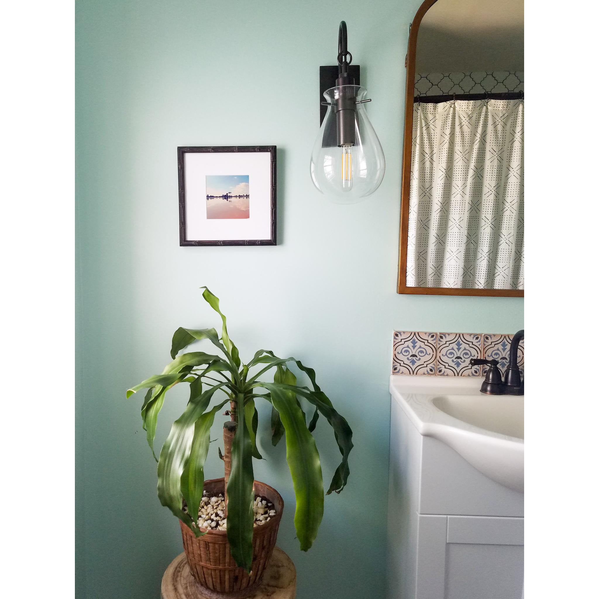 Ivy 1-Light Wall Sconce in Old Bronze by Becki Owens 7.5L x 7.5W x 18H