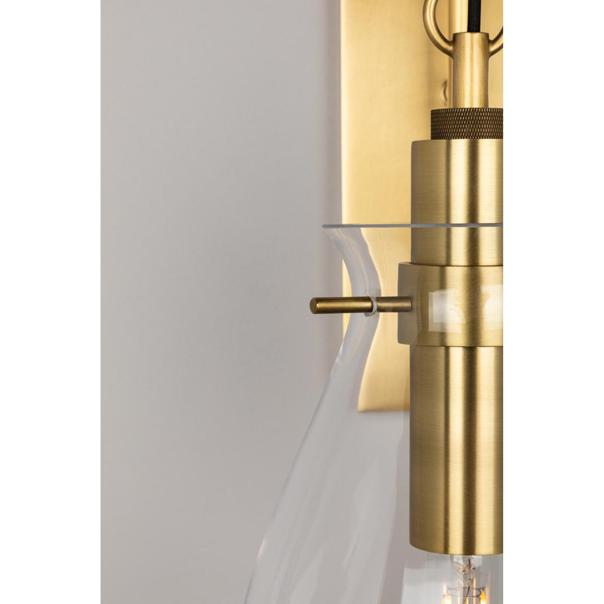 Ivy 1-Light Pendant in Aged Brass by Becki Owens 18L x 18W x 30.5H