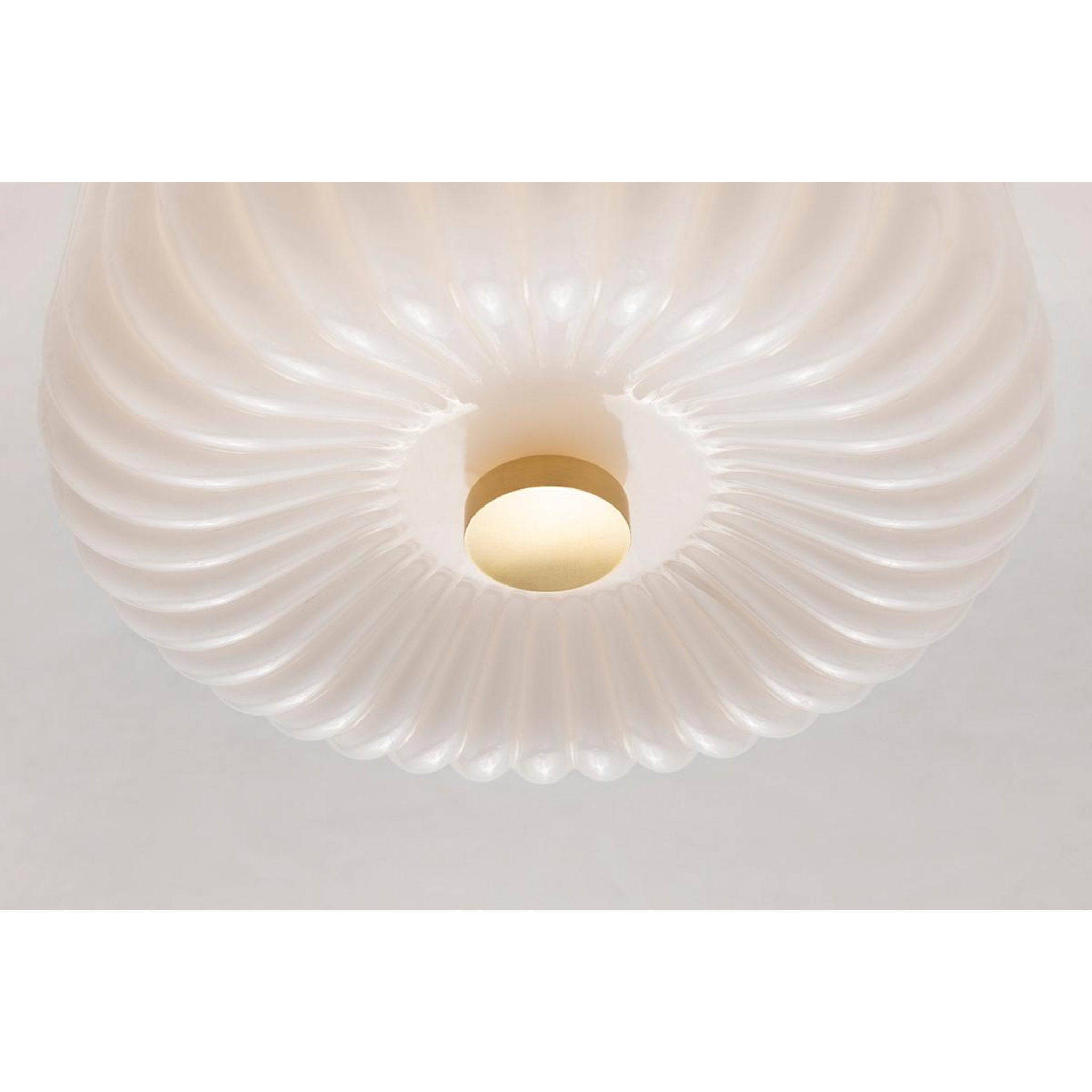 Lydia 2-Light Flush Mount in Polished Nickel 5.25L x 10W x 6.25H