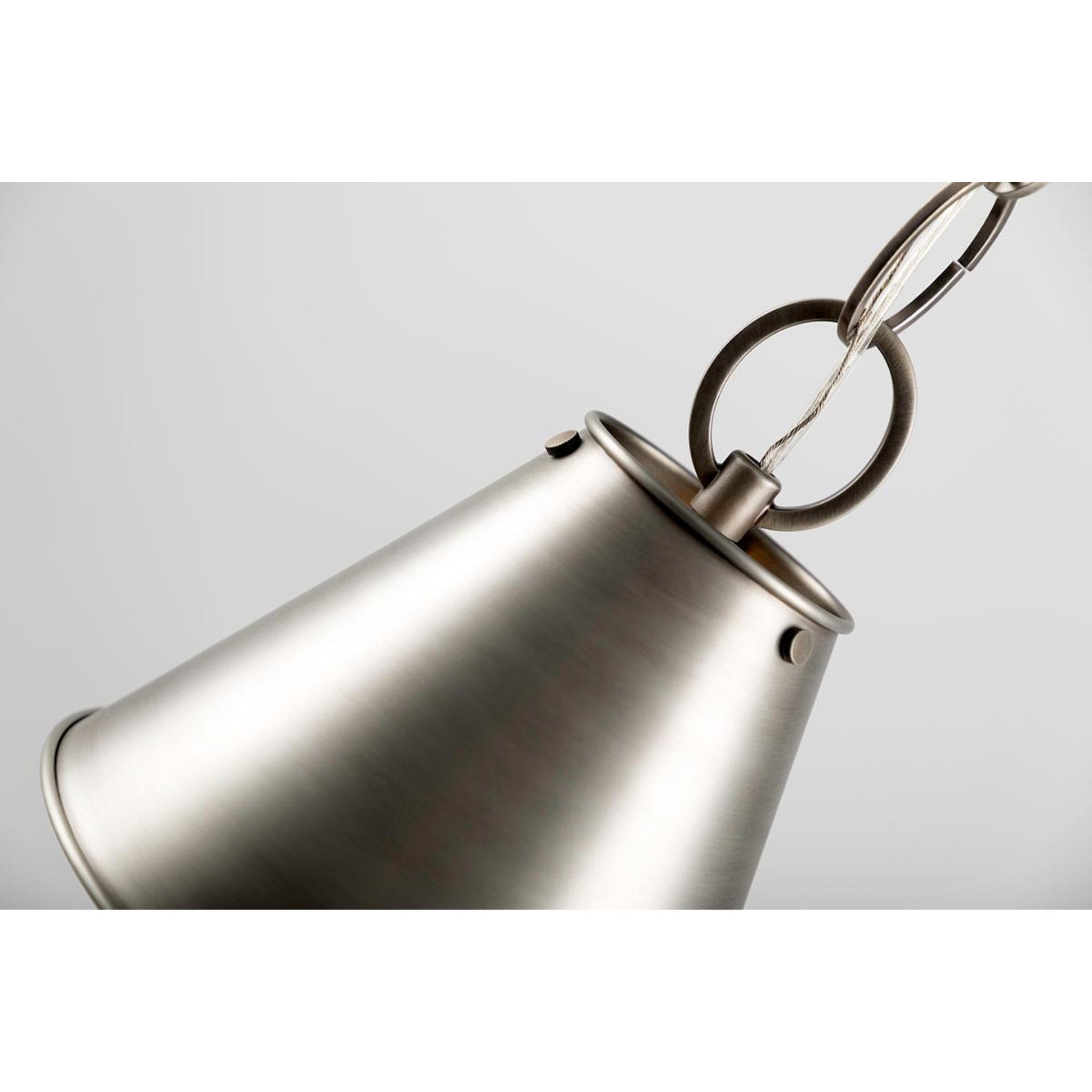 Altamont 1-Light Pendant in Distressed Bronze 18L x 18W x 21.25H