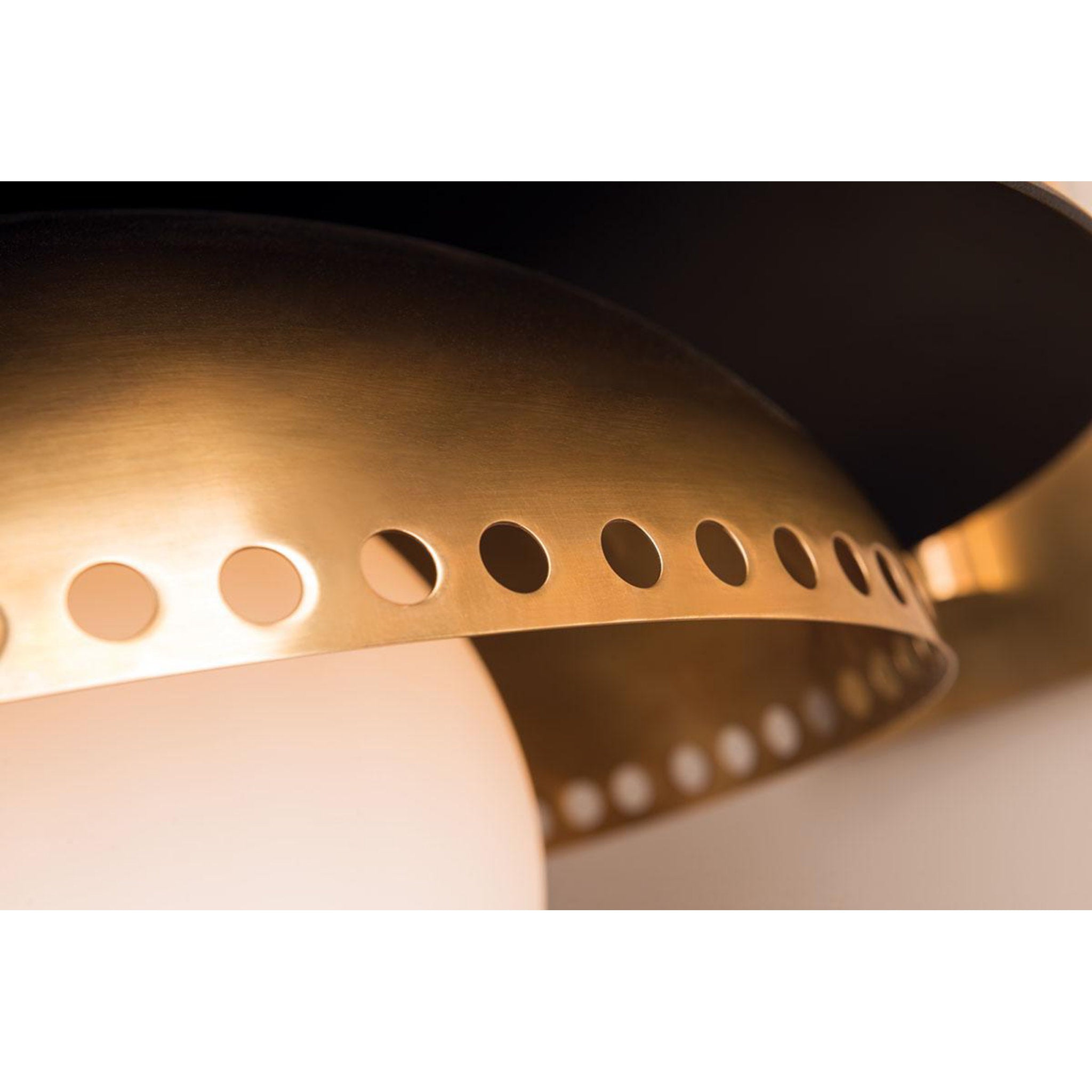 Herkimer 1-Light Pendant in Aged Brass 17.5L x 17.5W x 11.5H