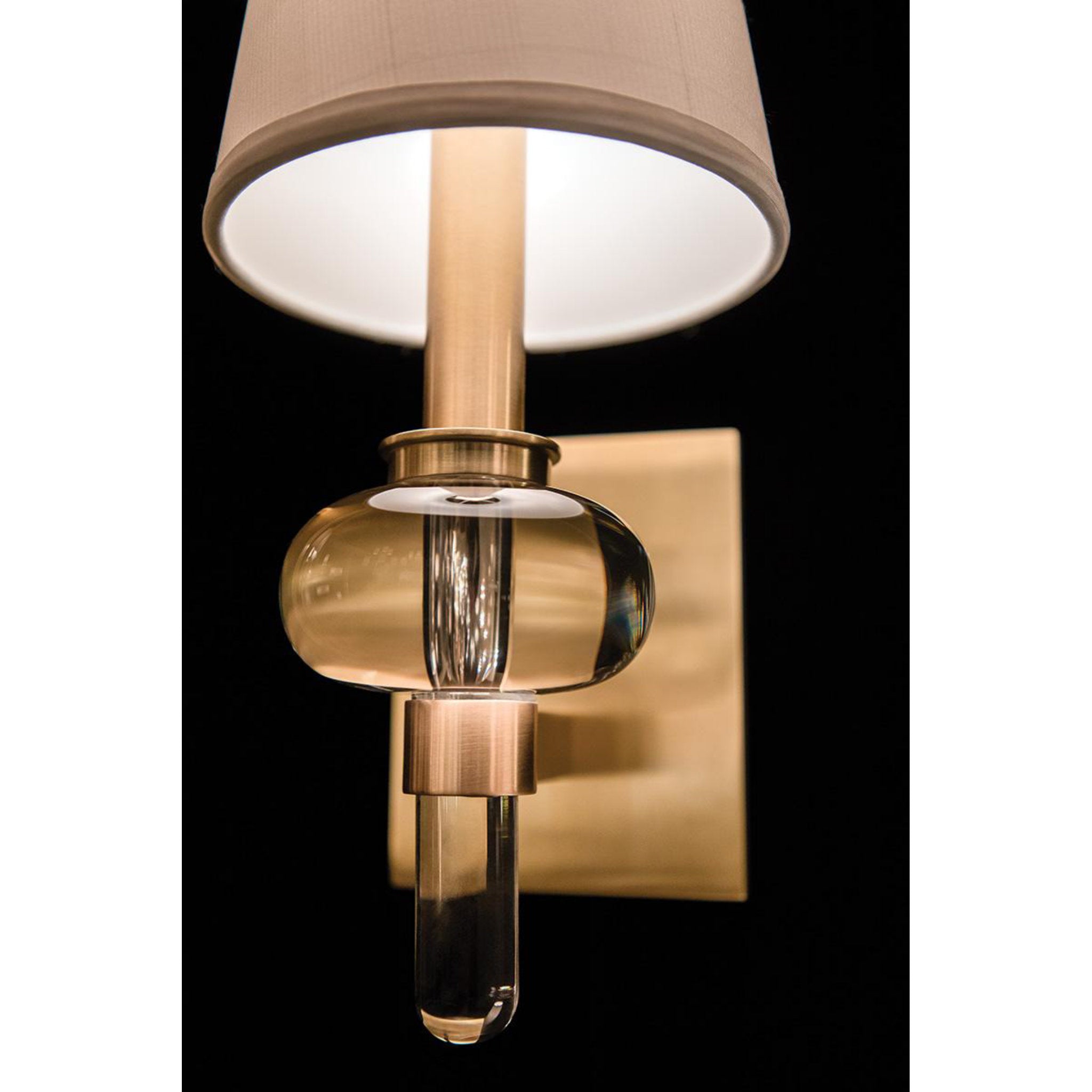 Luna 1-Light Wall Sconce in Polished Chrome 5.5L x 5.5W x 14H