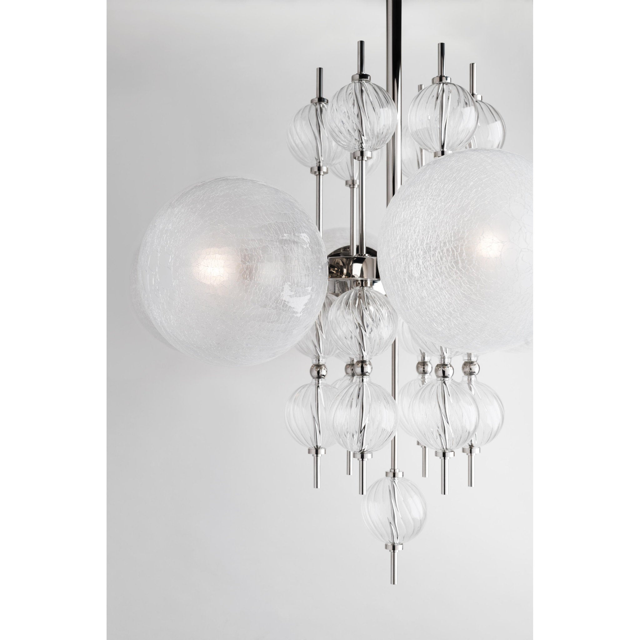 Calypso 6-Light Chandelier in Aged Brass 27.25L x 27.25W x 25H