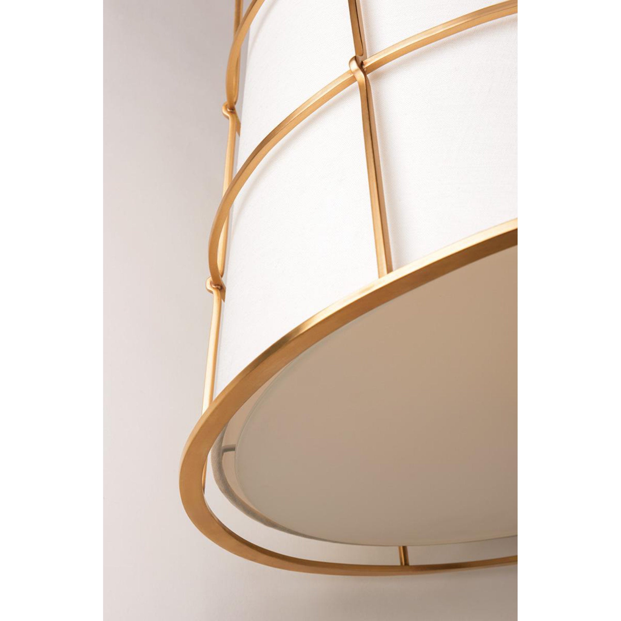 Savona 2-Light Pendant in Aged Brass 15.5L x 15.5W x 15.25H