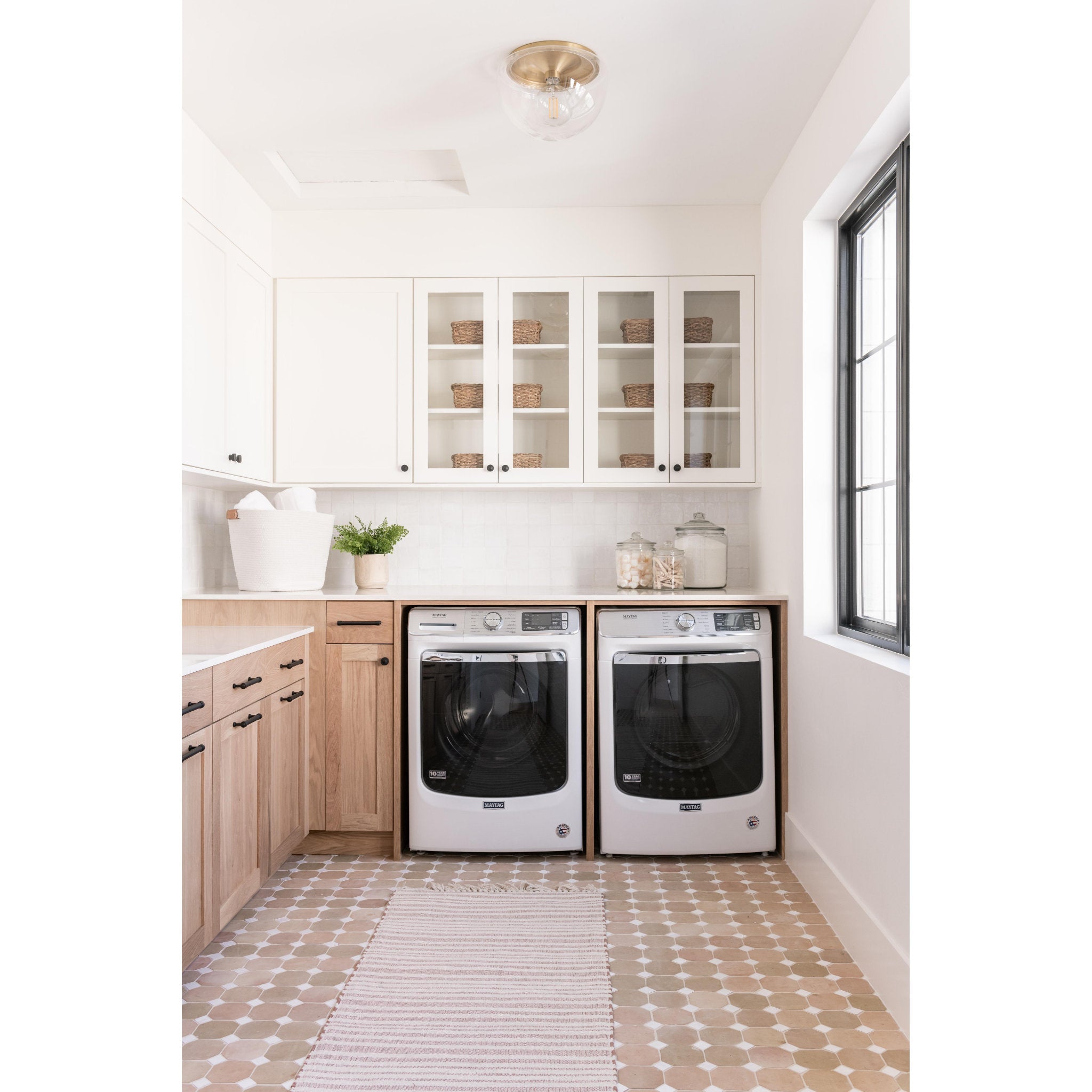 Grace 1-Light Flush Mount in Aged Brass 4.75L x 13.75W x 9.5H