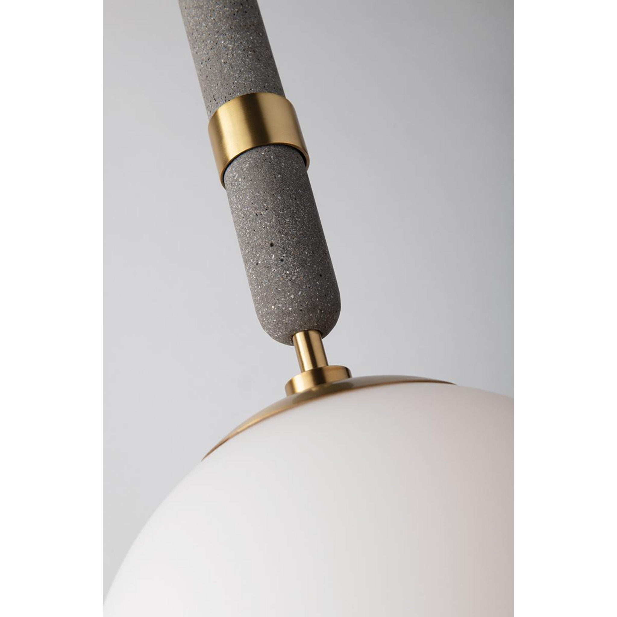 Brielle 1-Light Pendant in Polished Nickel 24L x 7W x 20H