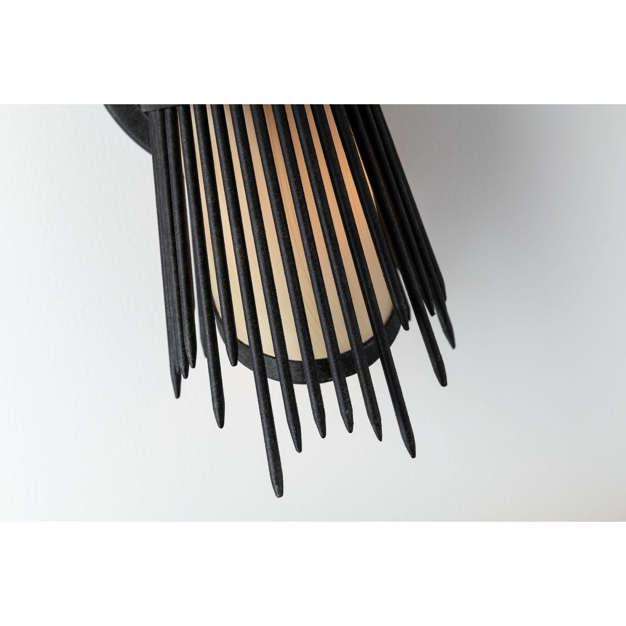 Blink Wall Sconce 2-Light Outdoor LED in French Iron 6.25L x 6.25W x 20.75H