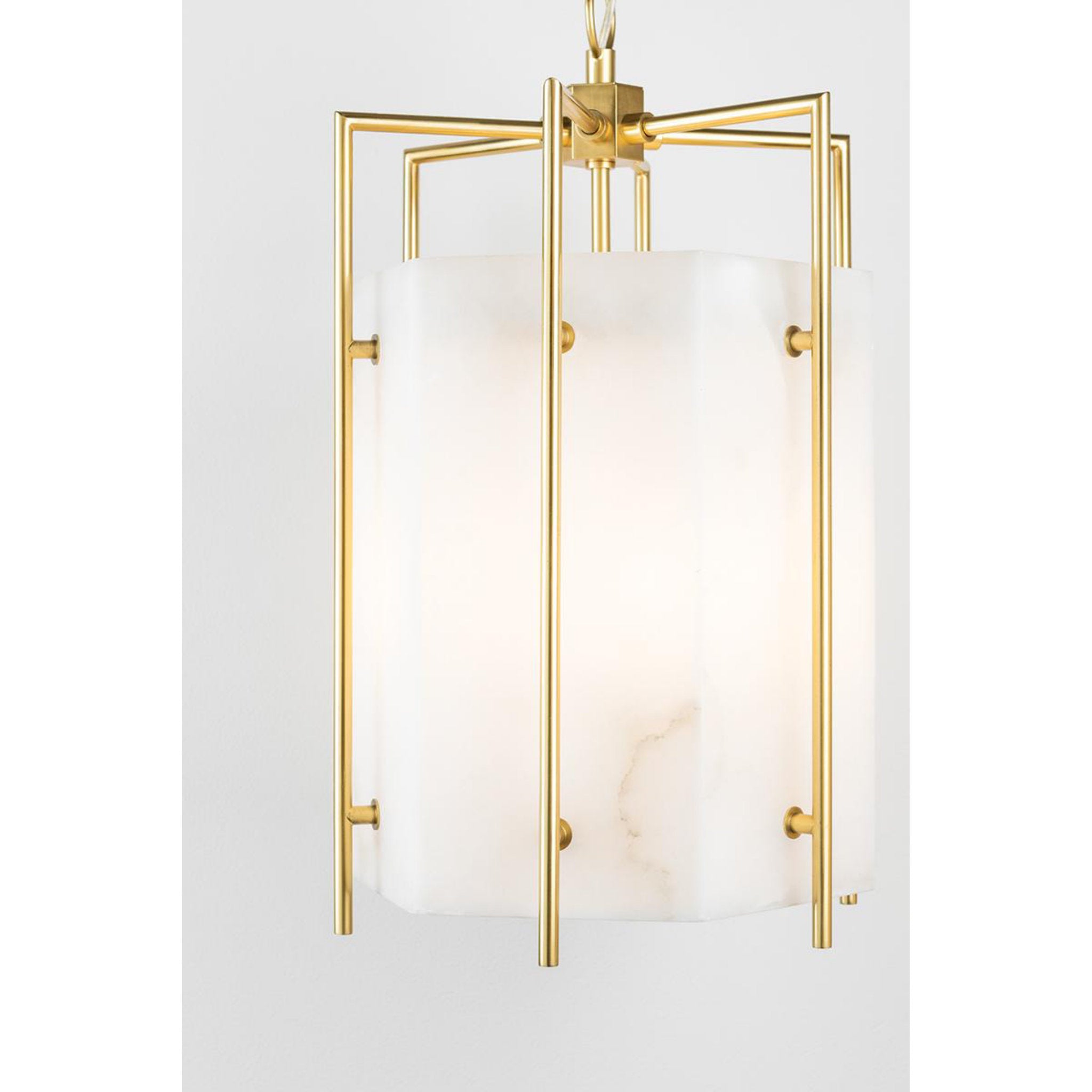 Flatbush 6-Light Lantern in Aged Brass 19L x 19W x 32.5H