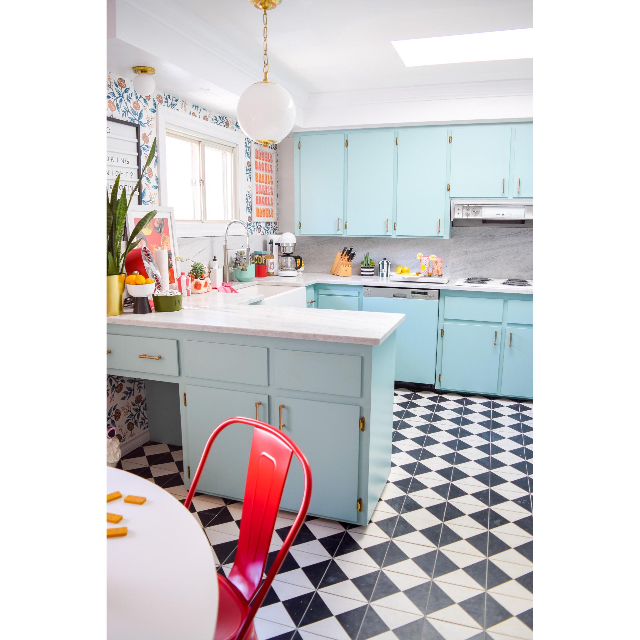 Sphere No.1 1-Light Pendant in Aged Brass by Mark D. Sikes 11.25L x 11.25W x 15.25H