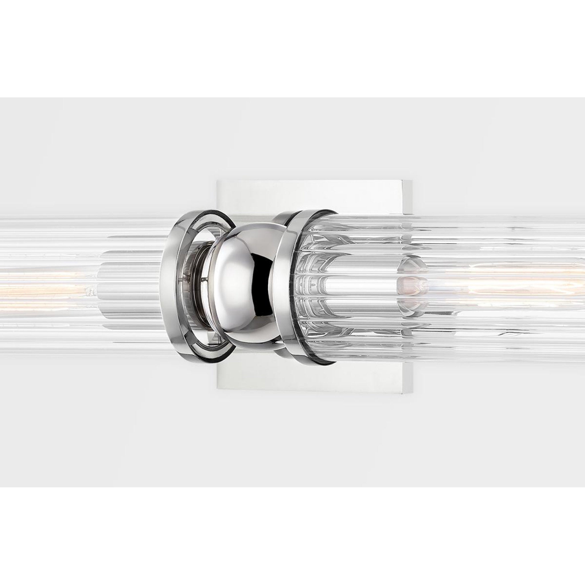 Malone 1-Light Wall Sconce in Polished Nickel 4.5L x 4.5W x 13.5H