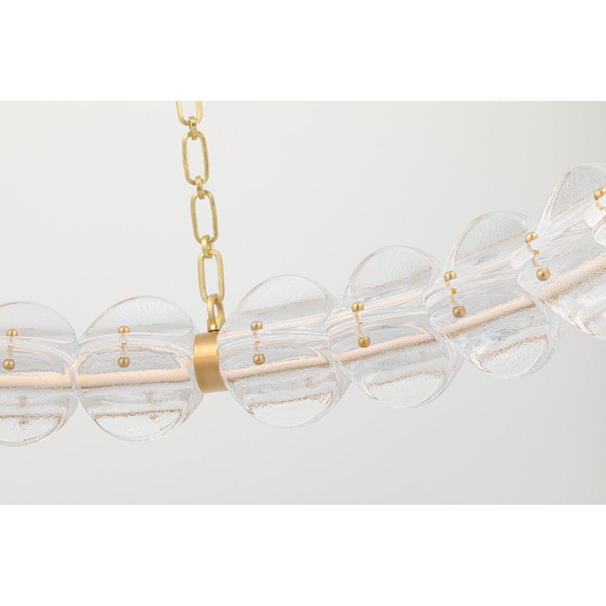 Lindley 1-Light Linear in Aged Brass 50L x 5W x 5H