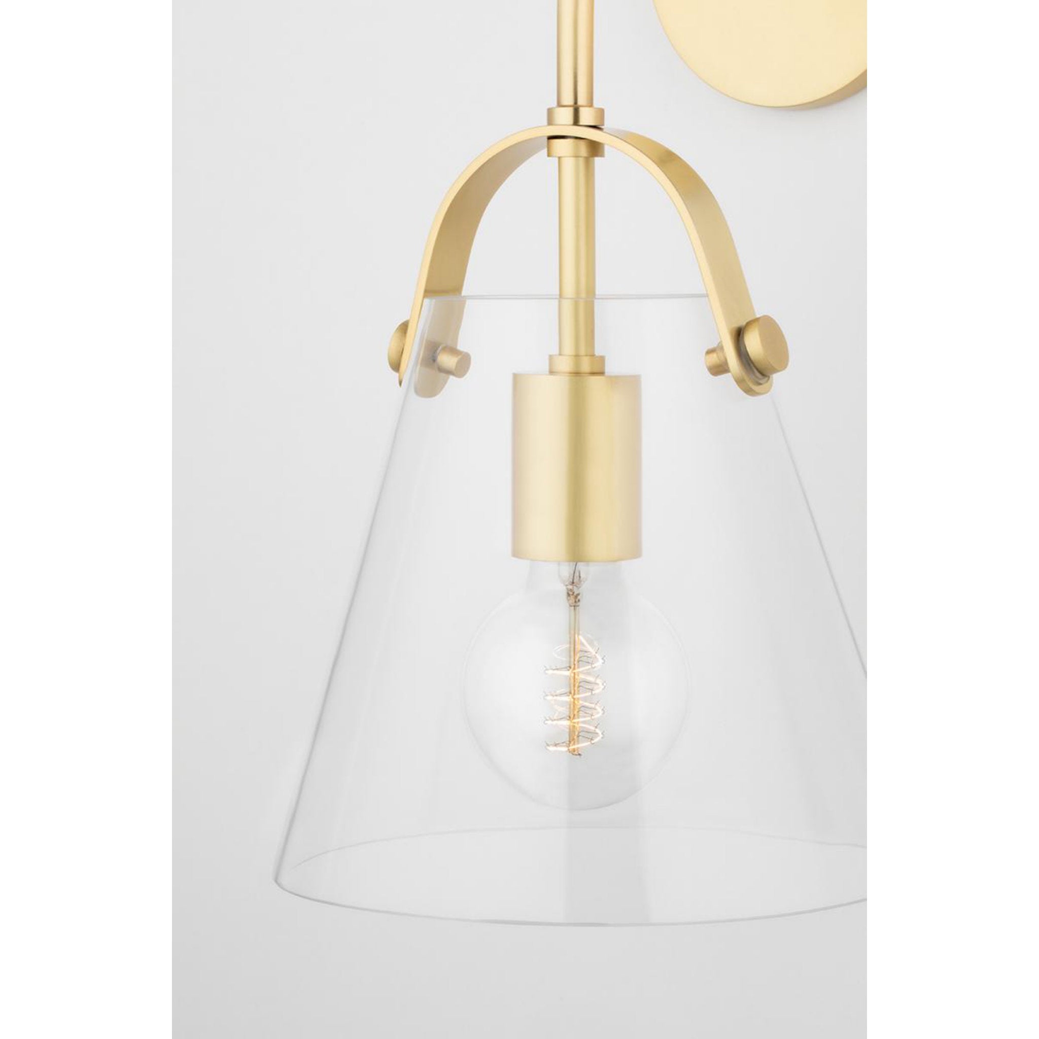 Karin 1-Light Pendant in Polished Nickel 12.75L x 12.75W x 13.75H