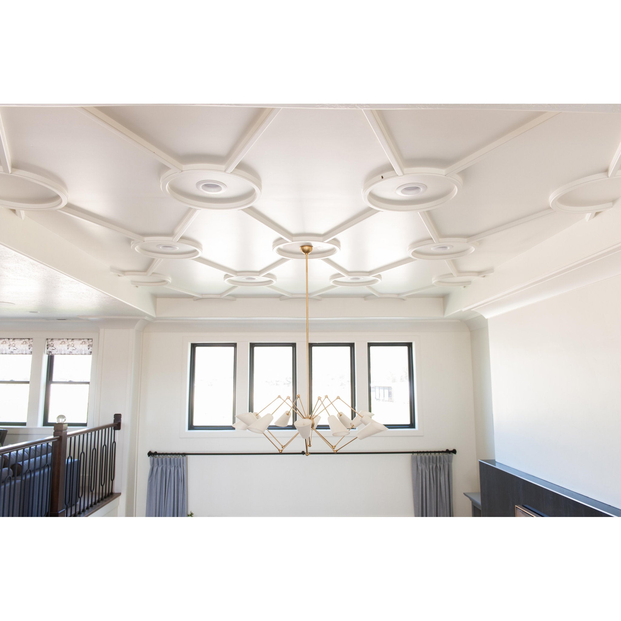 Buckingham 8-Light Chandelier in Aged Brass 34.5L x 34.5W x 10H