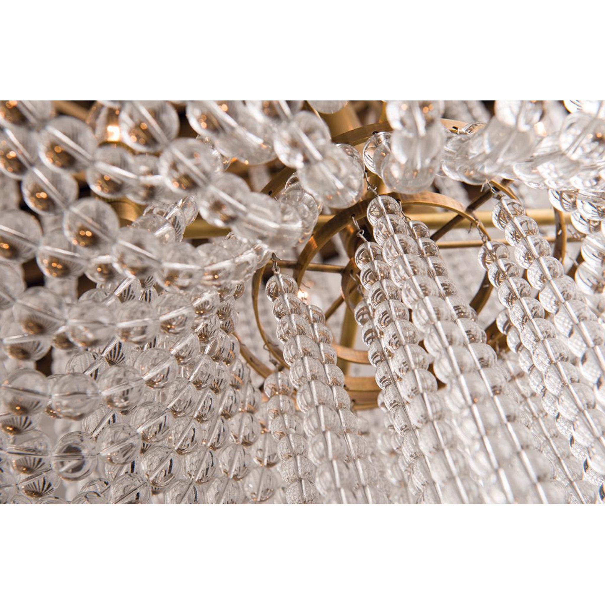 Royalton 12-Light Chandelier in Aged Brass 26L x 26W x 37.5H