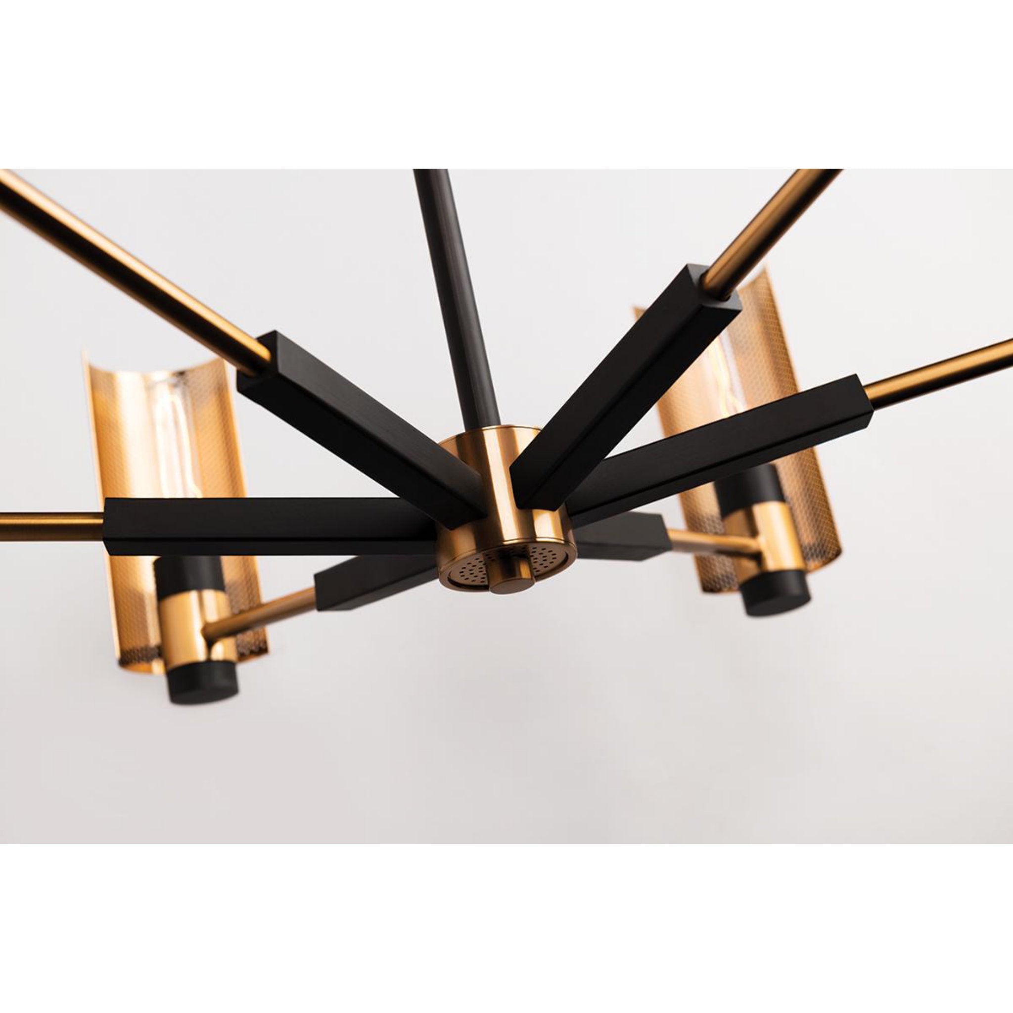 Pilsen 6-Light Chandelier in Soft Off Black 30W x 14.5H