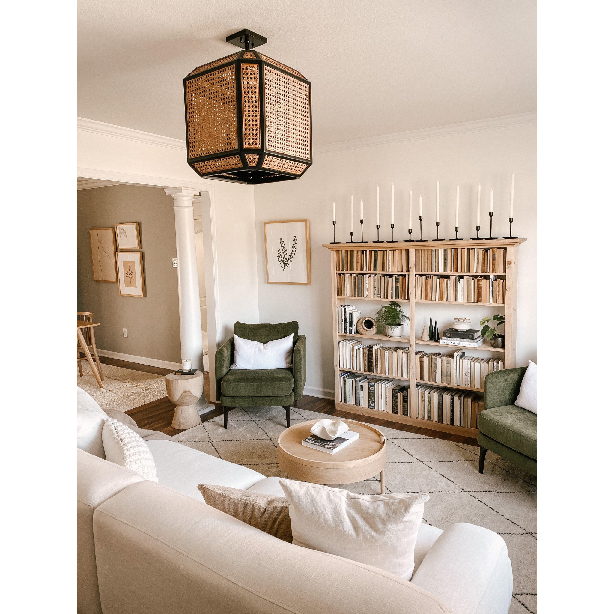 Georgia 4-Light Pendant in Old Bronze by Becki Owens 18L x 18W x 20H