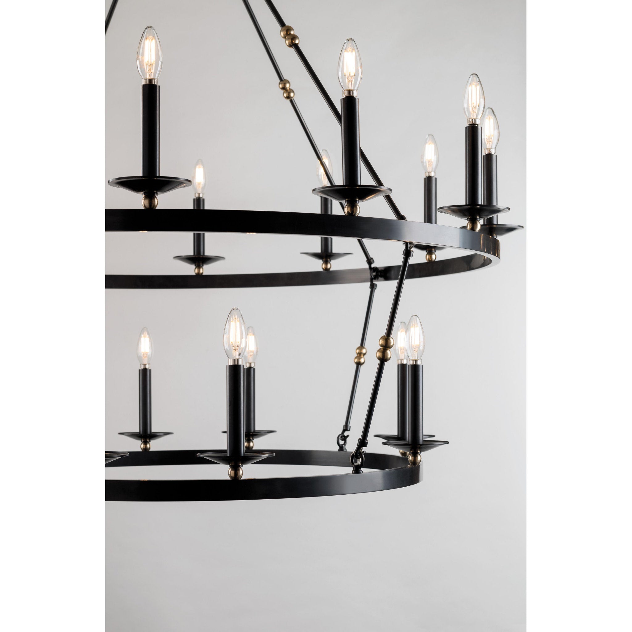 Allendale 20-Light Chandelier in Aged Old Bronze 46.75L x 46.75W x 38H